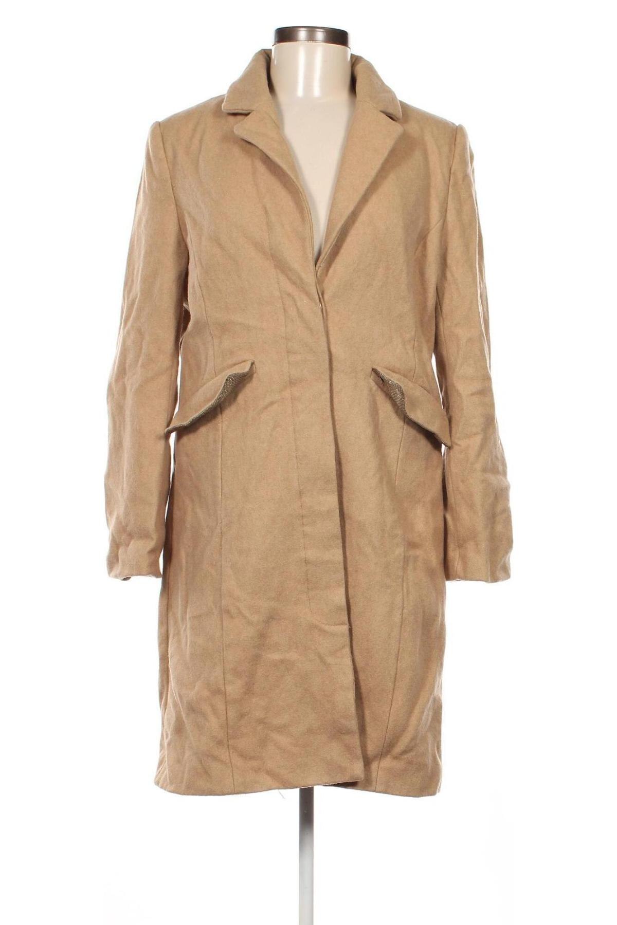 Дамско палто Victoria, Размер M, Цвят Бежов, Цена 22,40 лв.