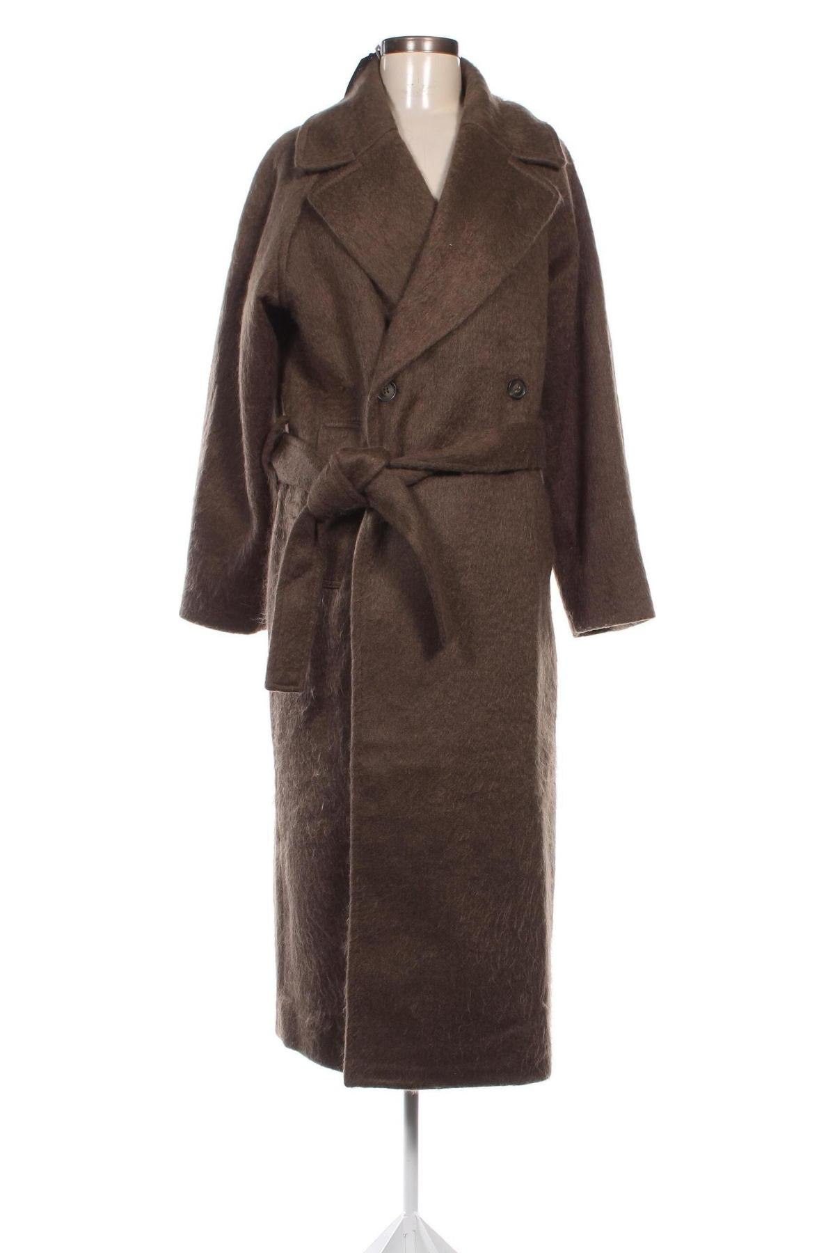 Дамско палто Weekday, Размер S, Цвят Кафяв, Цена 218,00 лв.