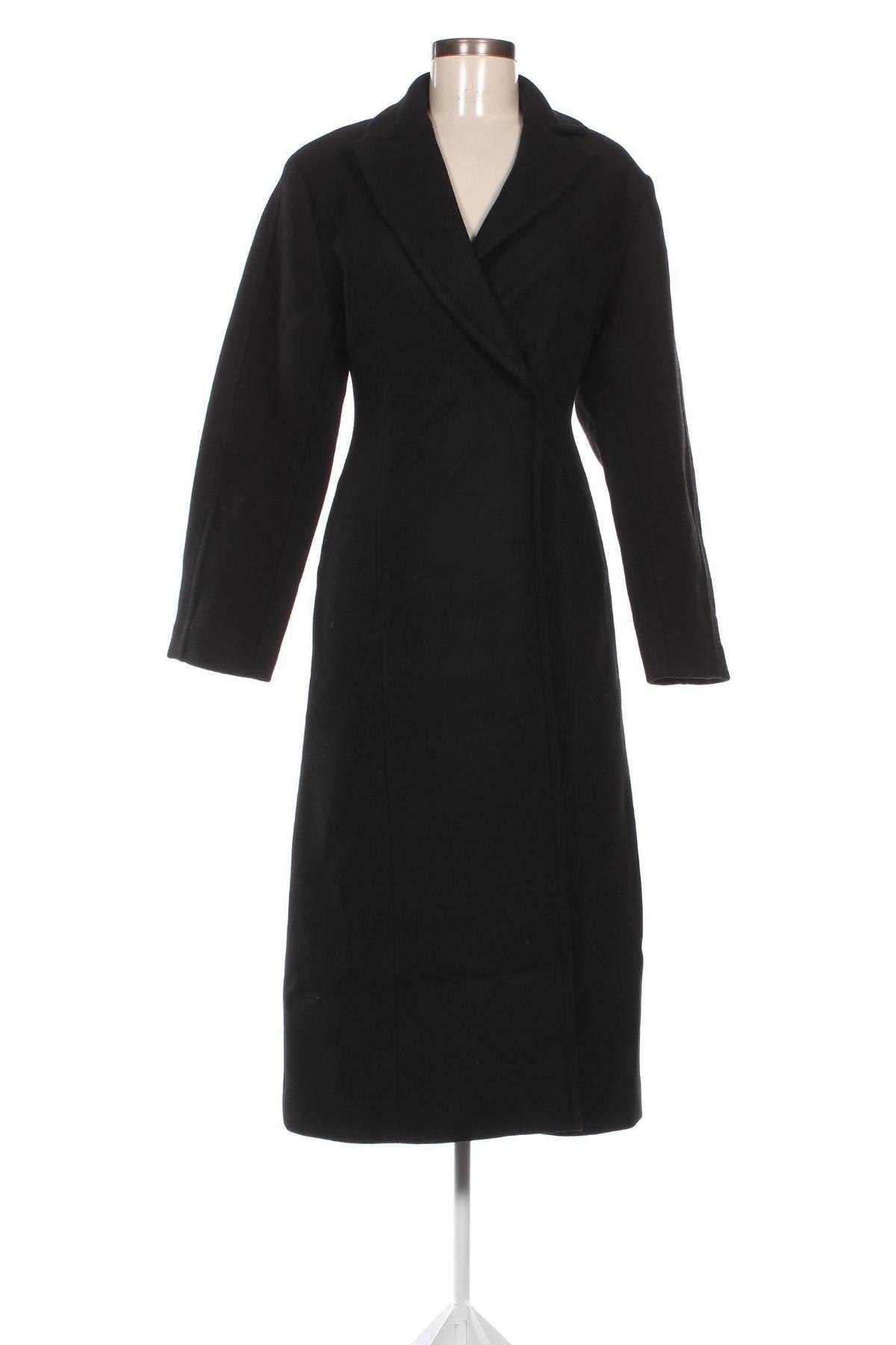 Γυναικείο παλτό Weekday, Μέγεθος XS, Χρώμα Μαύρο, Τιμή 37,08 €