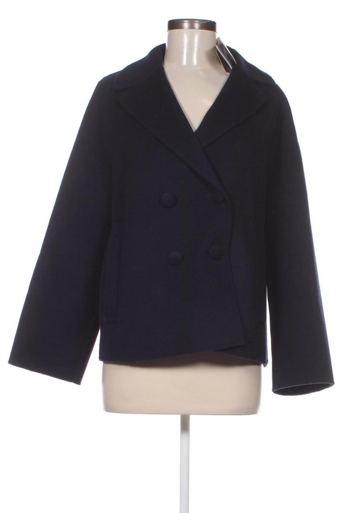 Дамско палто Weekend Max Mara, Размер M, Цвят Син, Цена 791,20 лв.