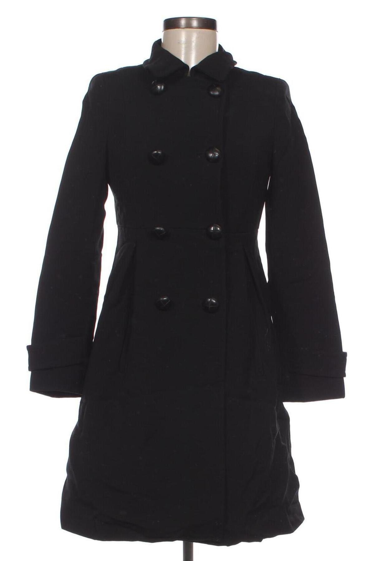 Дамско палто Weekend Max Mara, Размер M, Цвят Черен, Цена 201,00 лв.
