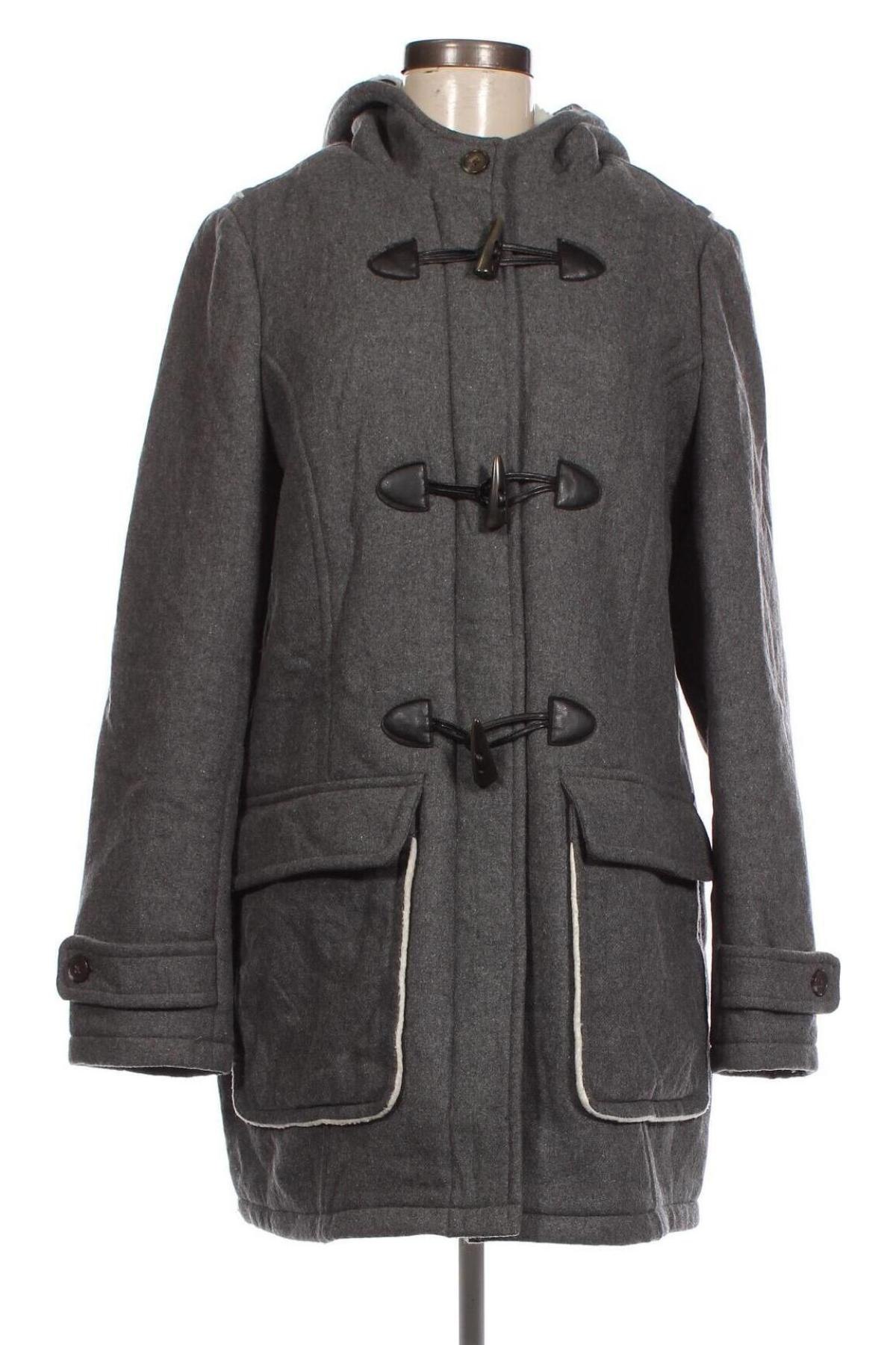 Дамско палто Woman By Tchibo, Размер XL, Цвят Сив, Цена 42,80 лв.