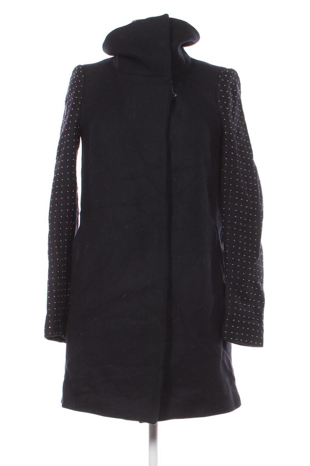 Γυναικείο παλτό Zara, Μέγεθος XS, Χρώμα Μπλέ, Τιμή 19,77 €