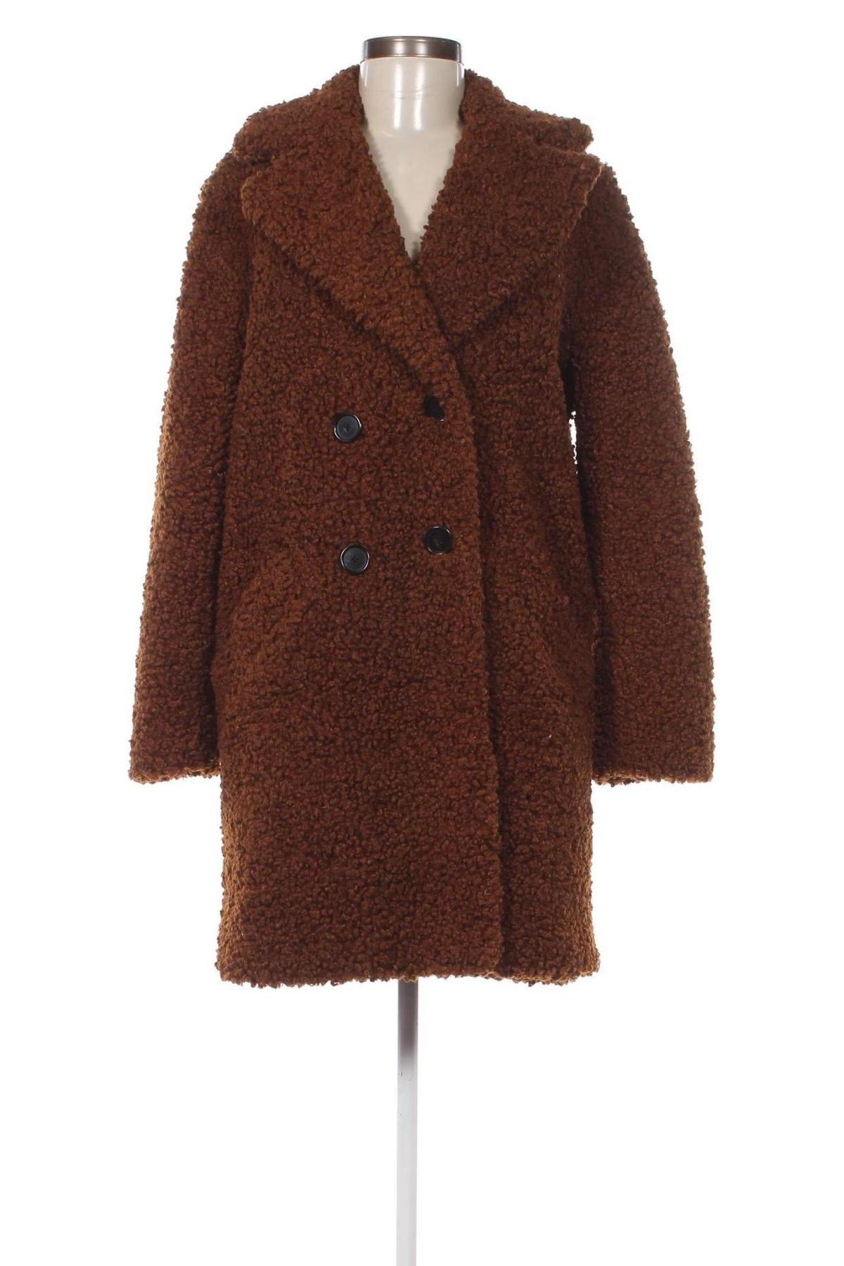 Palton de femei Zara, Mărime S, Culoare Maro, Preț 89,47 Lei