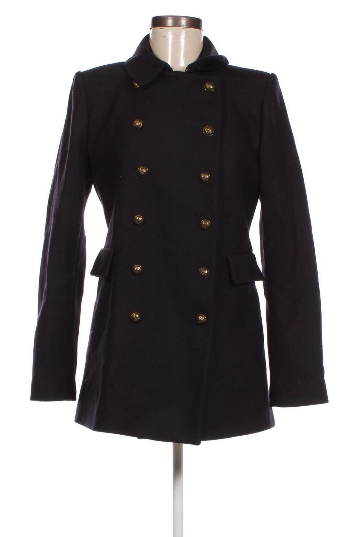 Dámsky kabát  Zara, Veľkosť L, Farba Modrá, Cena  14,27 €