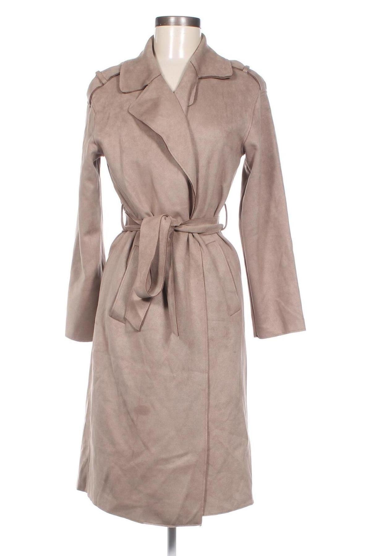 Γυναικείο παλτό Zara, Μέγεθος XS, Χρώμα  Μπέζ, Τιμή 34,02 €