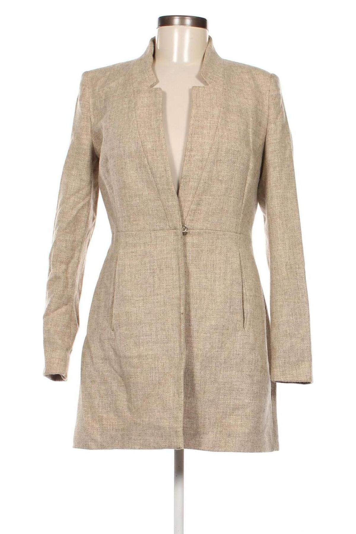 Damenmantel Zara, Größe S, Farbe Beige, Preis € 10,99