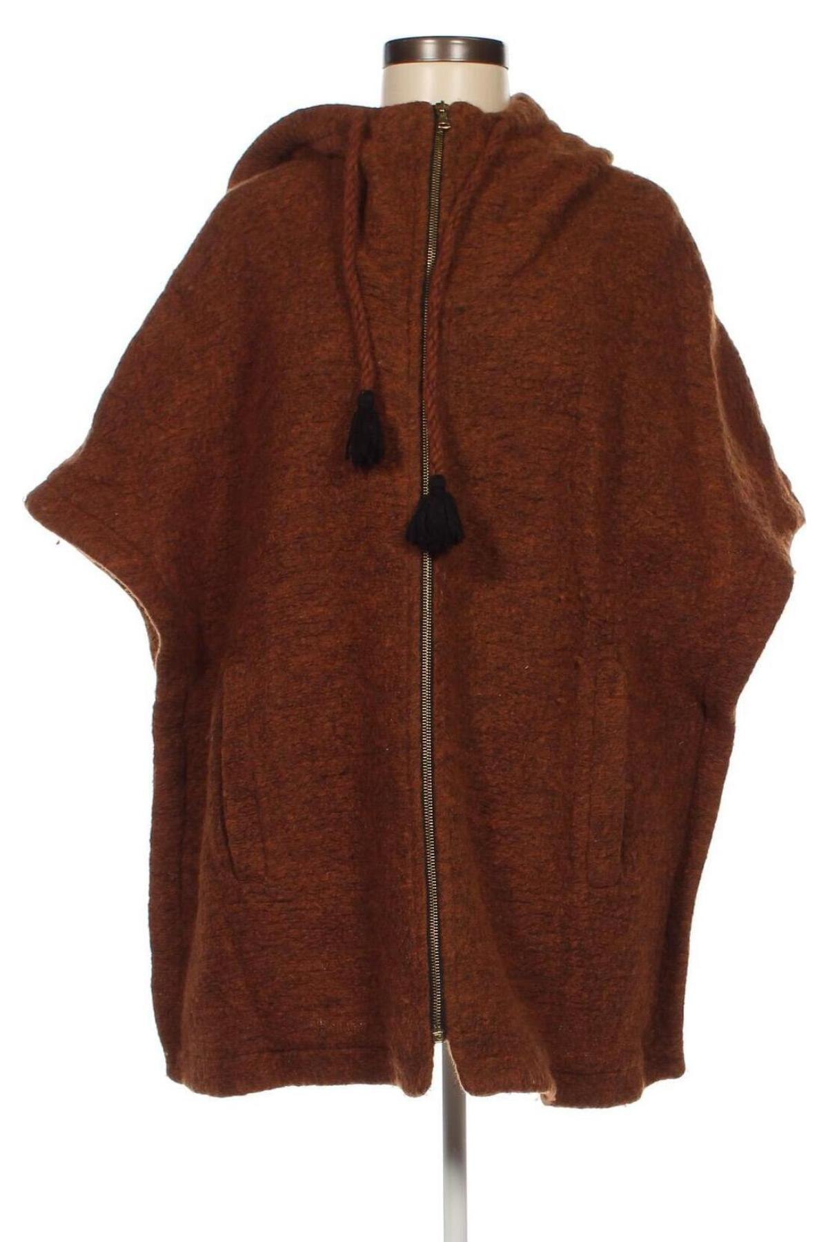 Palton de femei Zara Trafaluc, Mărime M, Culoare Maro, Preț 82,76 Lei