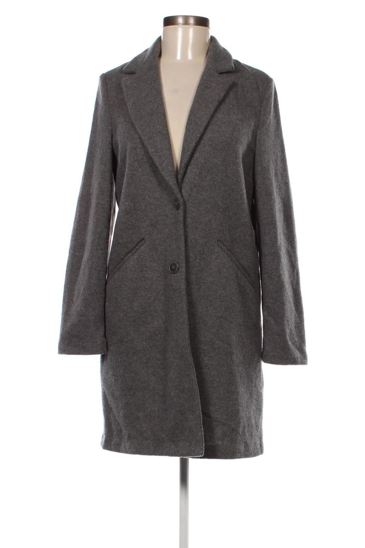 Palton de femei Zara Trafaluc, Mărime S, Culoare Gri, Preț 59,70 Lei
