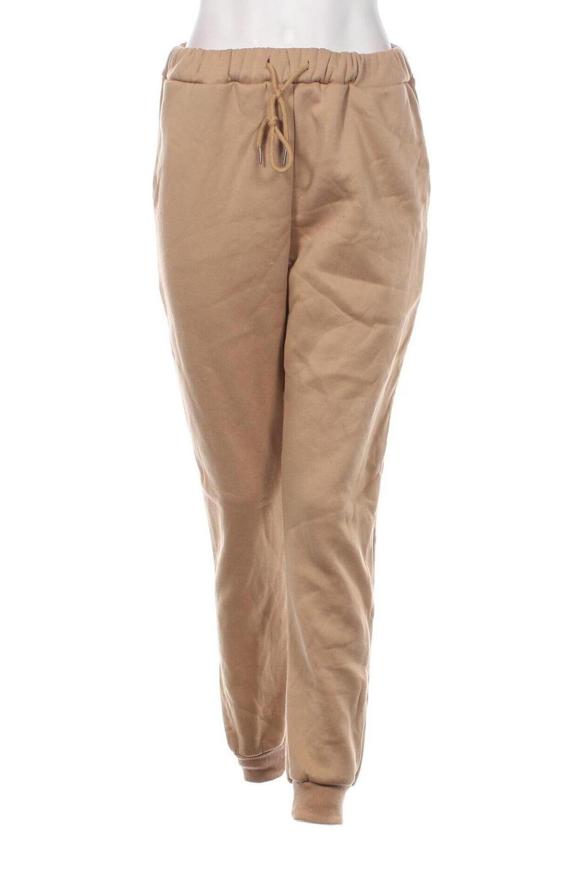 Γυναικείο παντελόνι fleece SHEIN, Μέγεθος S, Χρώμα  Μπέζ, Τιμή 3,95 €