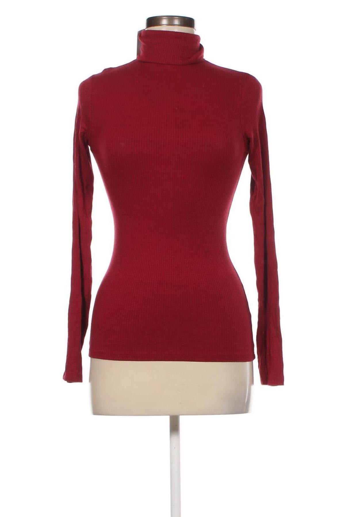 Damen Fleece Rollkragen  Amisu, Größe S, Farbe Rot, Preis 4,50 €