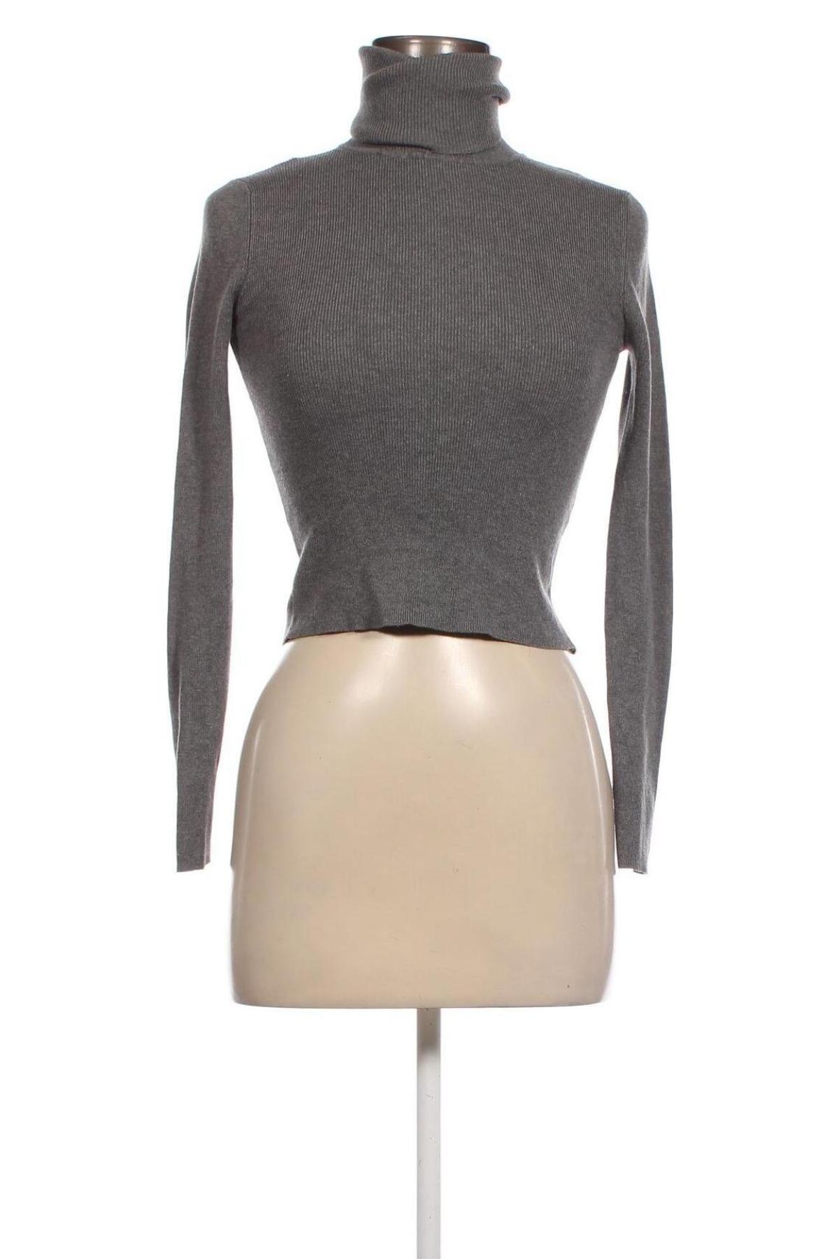 Damen Rollkragen Zara, Größe S, Farbe Grau, Preis 7,04 €