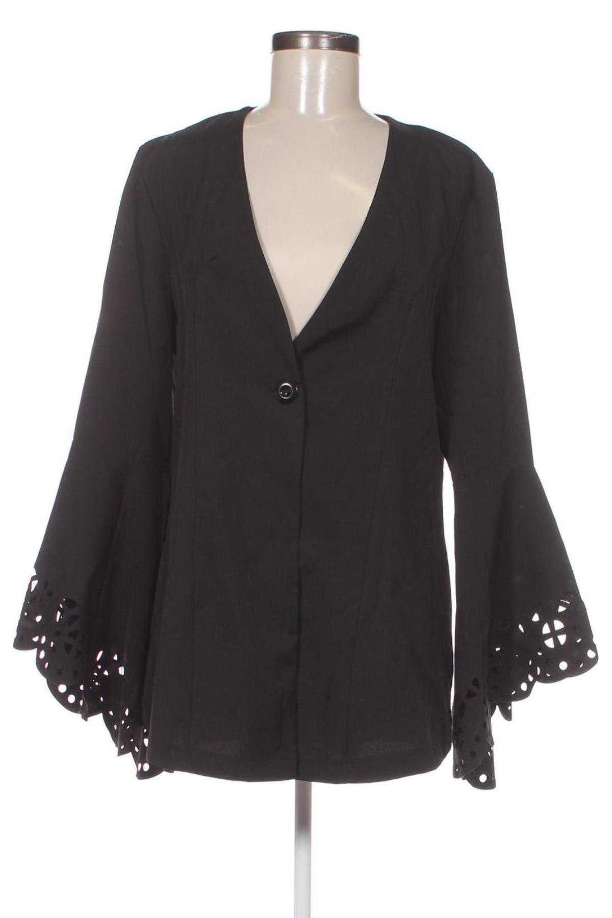 Γυναικείο σακάκι, Μέγεθος XL, Χρώμα Μαύρο, Τιμή 16,53 €