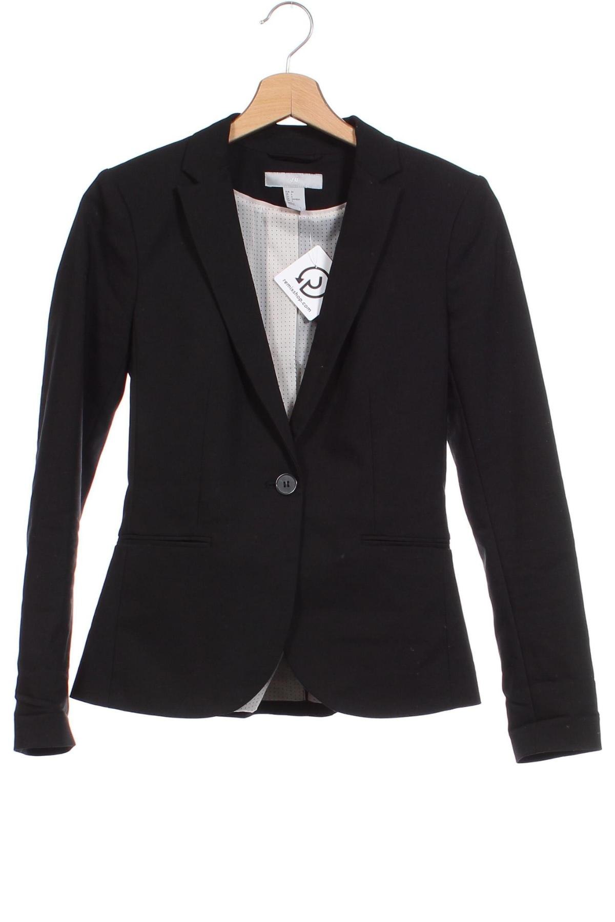 Damen Blazer H&M, Größe XS, Farbe Schwarz, Preis € 18,00