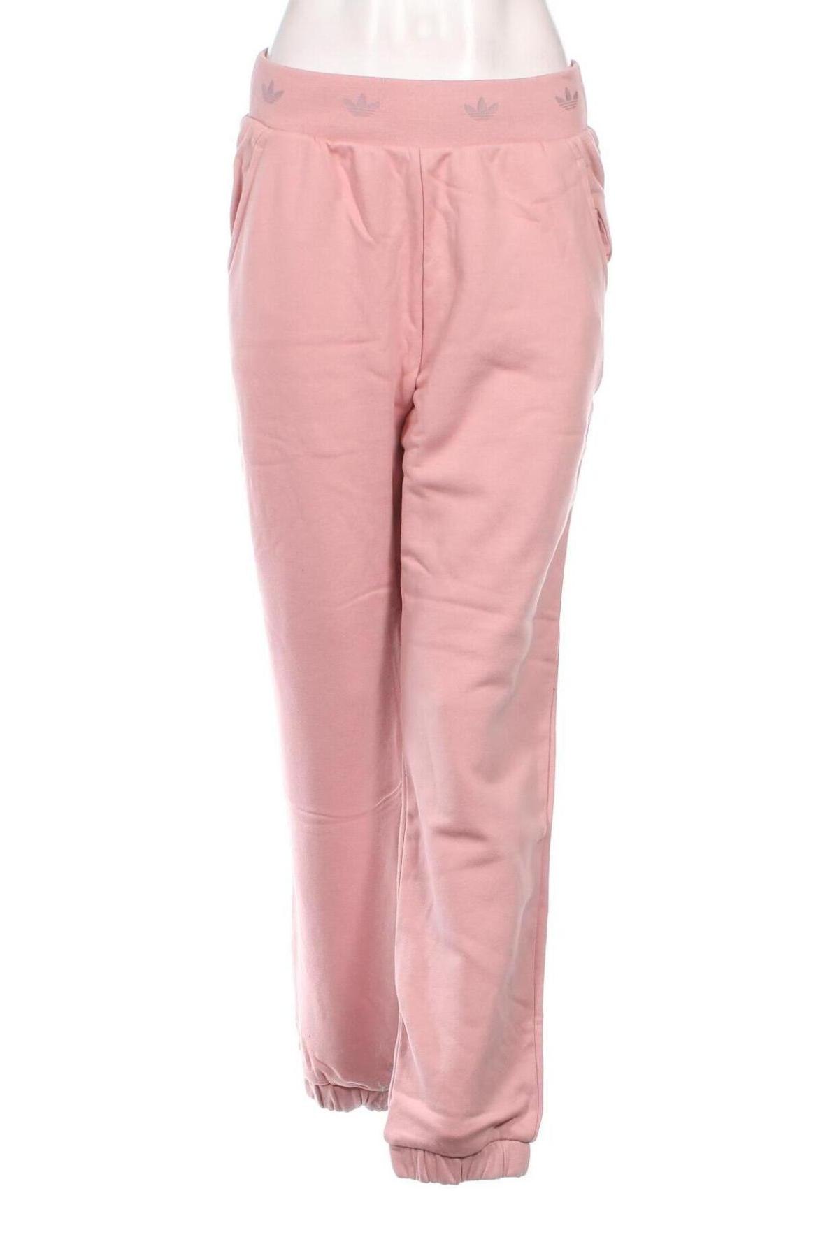 Pantaloni trening de femei Adidas Originals, Mărime M, Culoare Roz, Preț 97,89 Lei