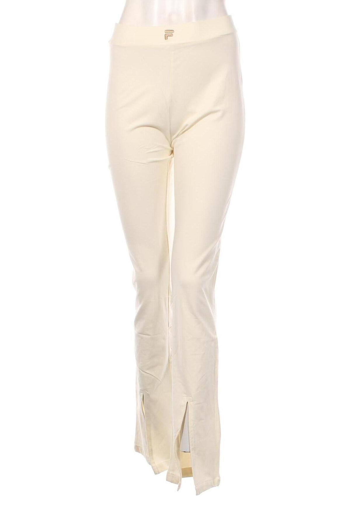 Γυναικείο αθλητικό παντελόνι FILA, Μέγεθος M, Χρώμα Εκρού, Τιμή 22,53 €