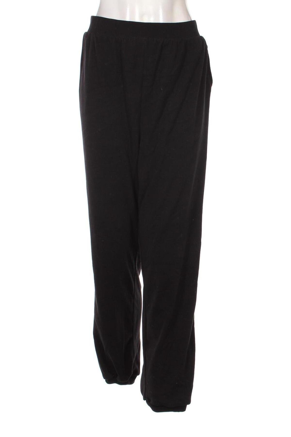 Γυναικείο αθλητικό παντελόνι Janina, Μέγεθος XL, Χρώμα Μαύρο, Τιμή 6,28 €