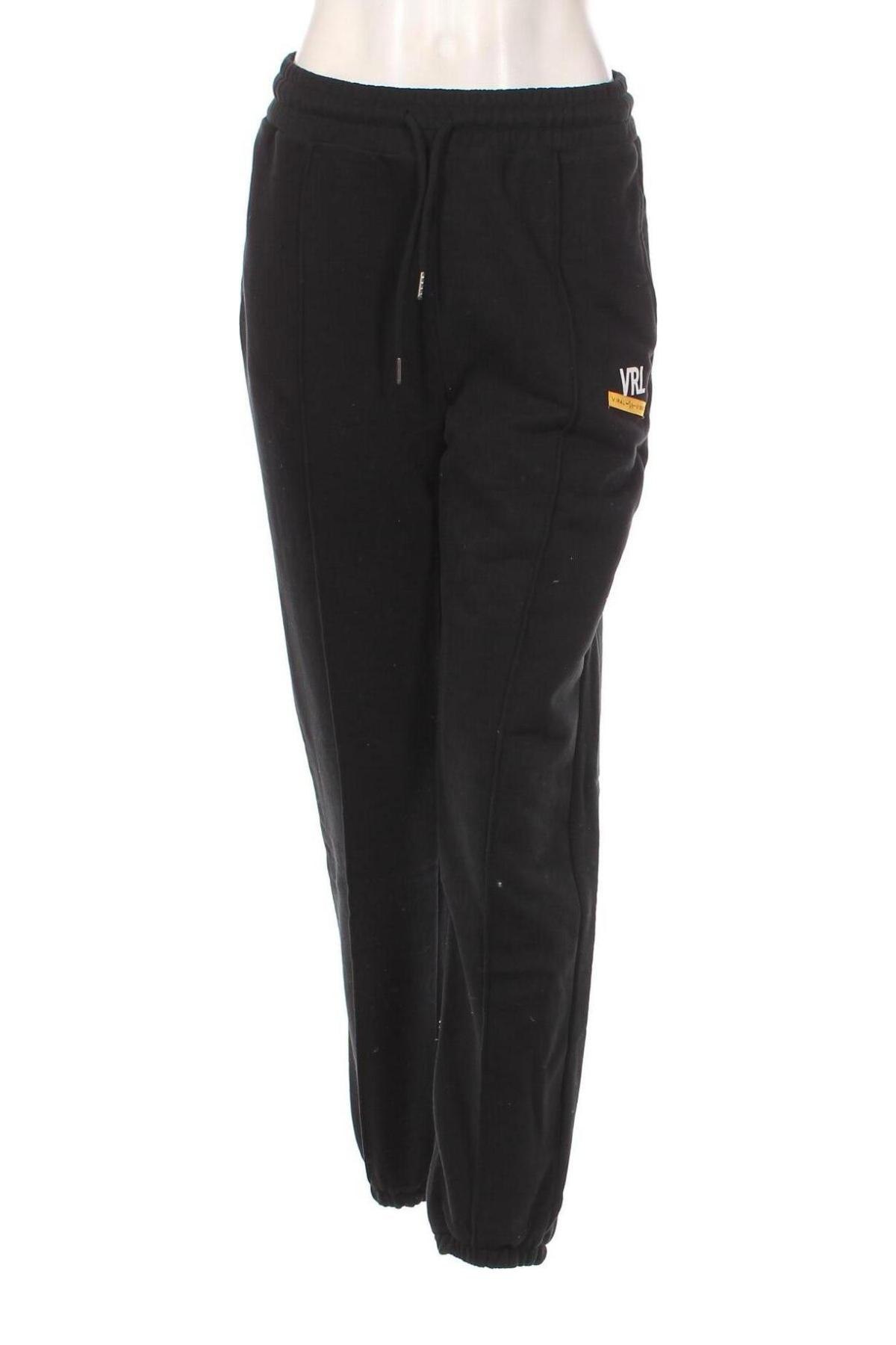 Pantaloni trening de femei Viral Vibes, Mărime L, Culoare Negru, Preț 48,95 Lei
