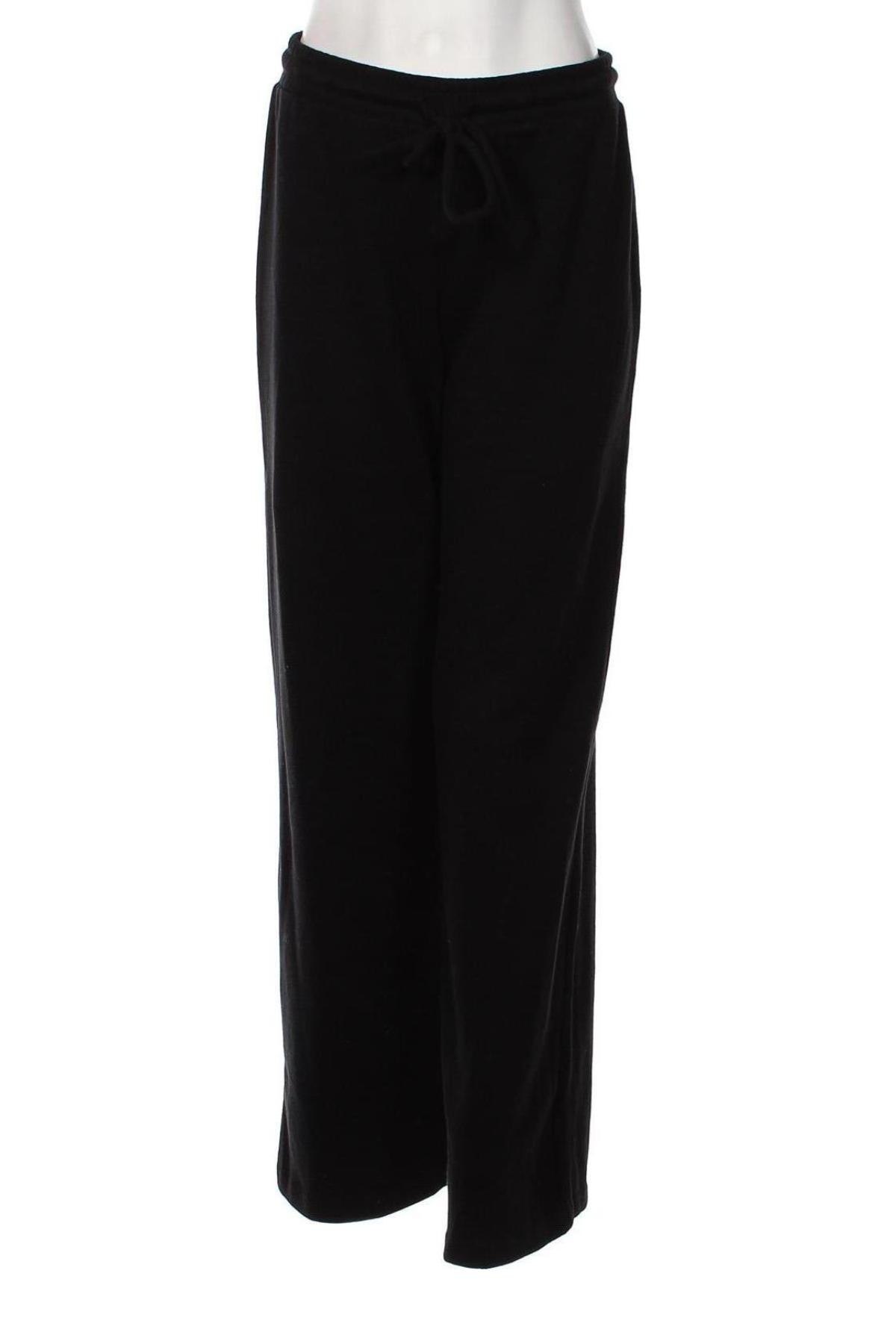 Дамско спортно долнище Zara, Размер S, Цвят Черен, Цена 27,37 лв.