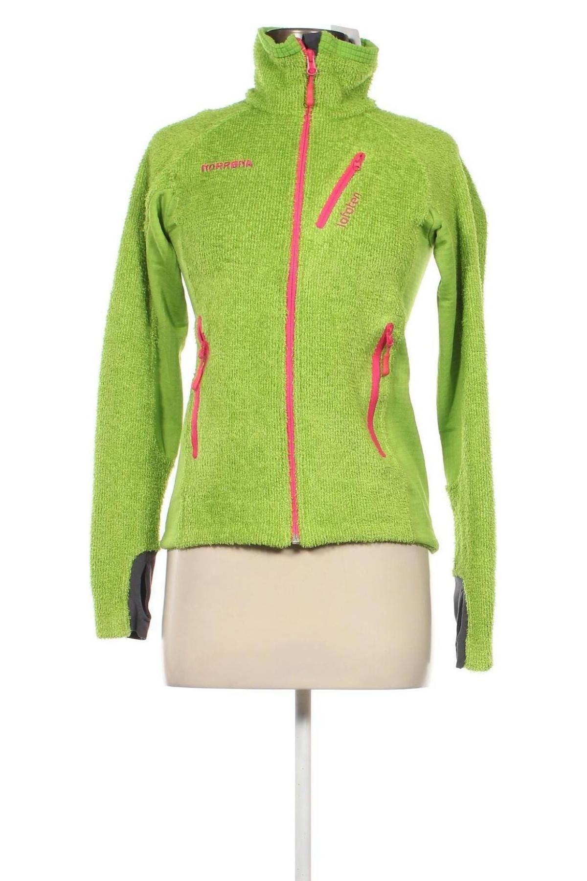 Γυναικεία αθλητική ζακέτα Norrona, Μέγεθος XS, Χρώμα Πράσινο, Τιμή 37,11 €