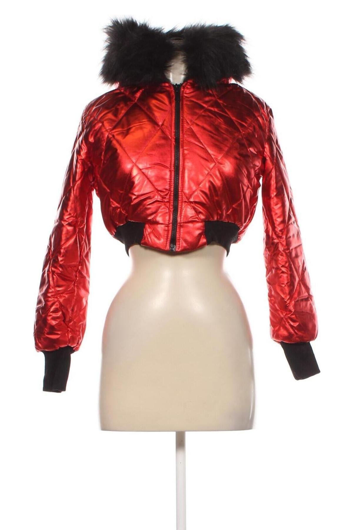 Dámska bunda , Veľkosť S, Farba Červená, Cena  5,89 €