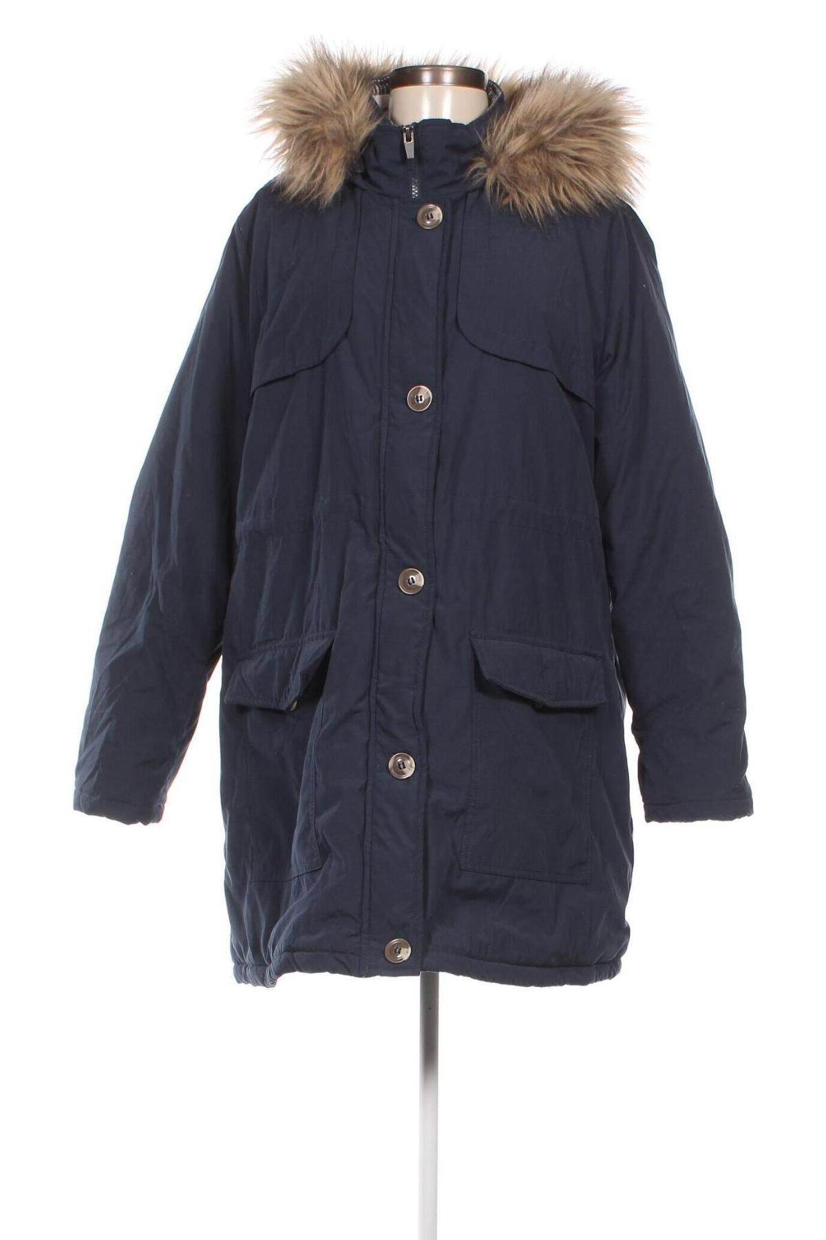 Γυναικείο μπουφάν Jean Pascale, Μέγεθος XL, Χρώμα Μπλέ, Τιμή 18,66 €