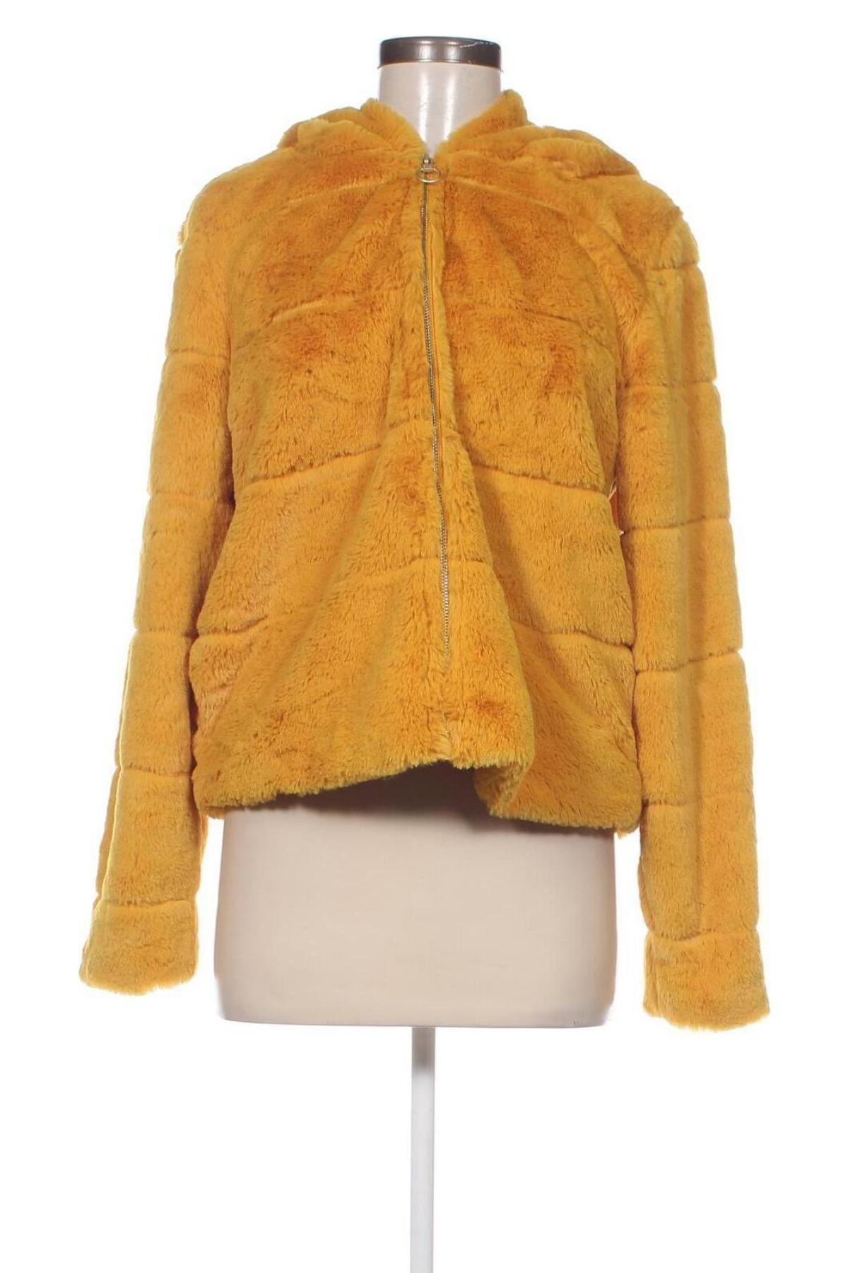 Γυναικείο μπουφάν ONLY, Μέγεθος L, Χρώμα Κίτρινο, Τιμή 10,14 €