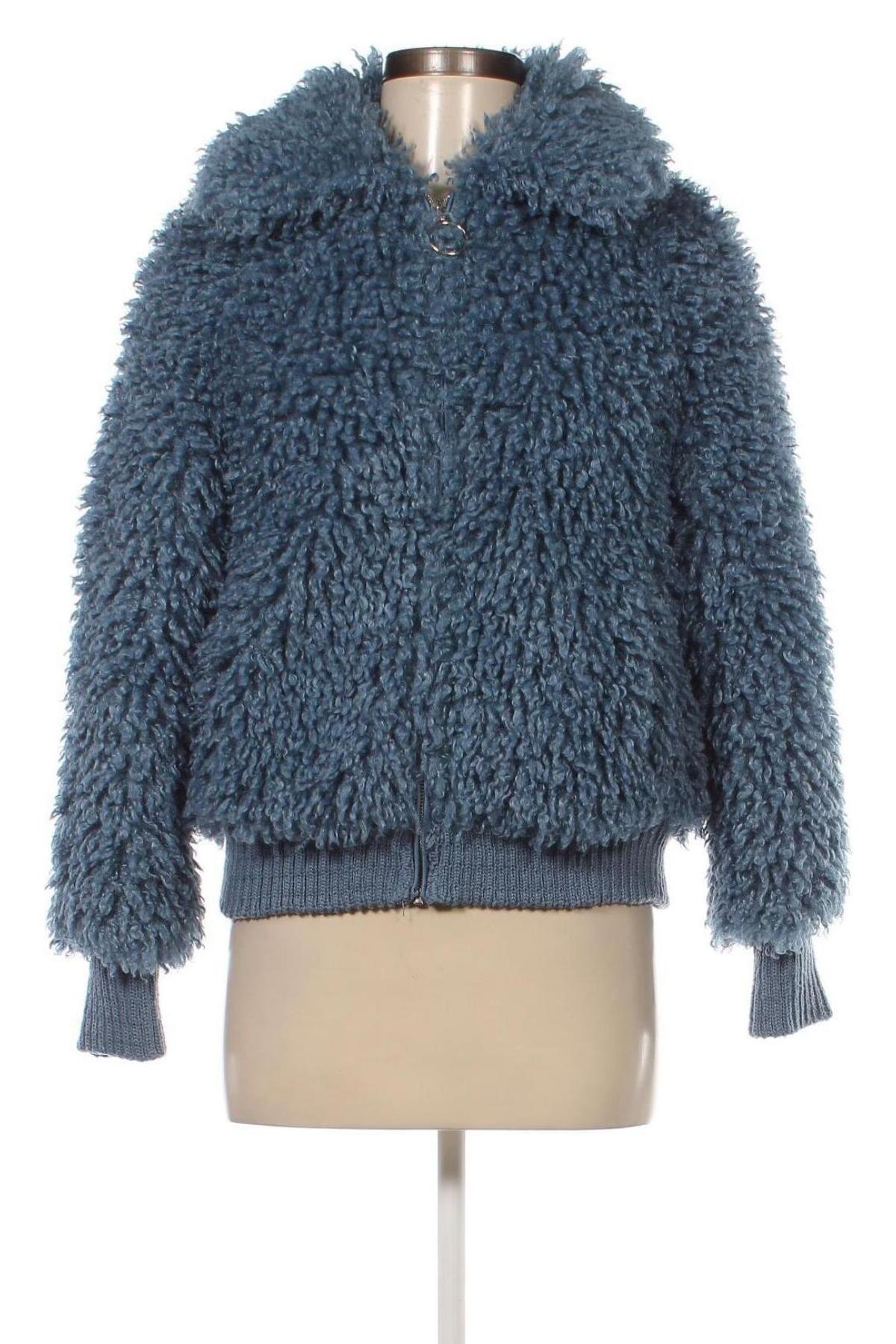 Γυναικείο μπουφάν Pull&Bear, Μέγεθος S, Χρώμα Μπλέ, Τιμή 22,25 €