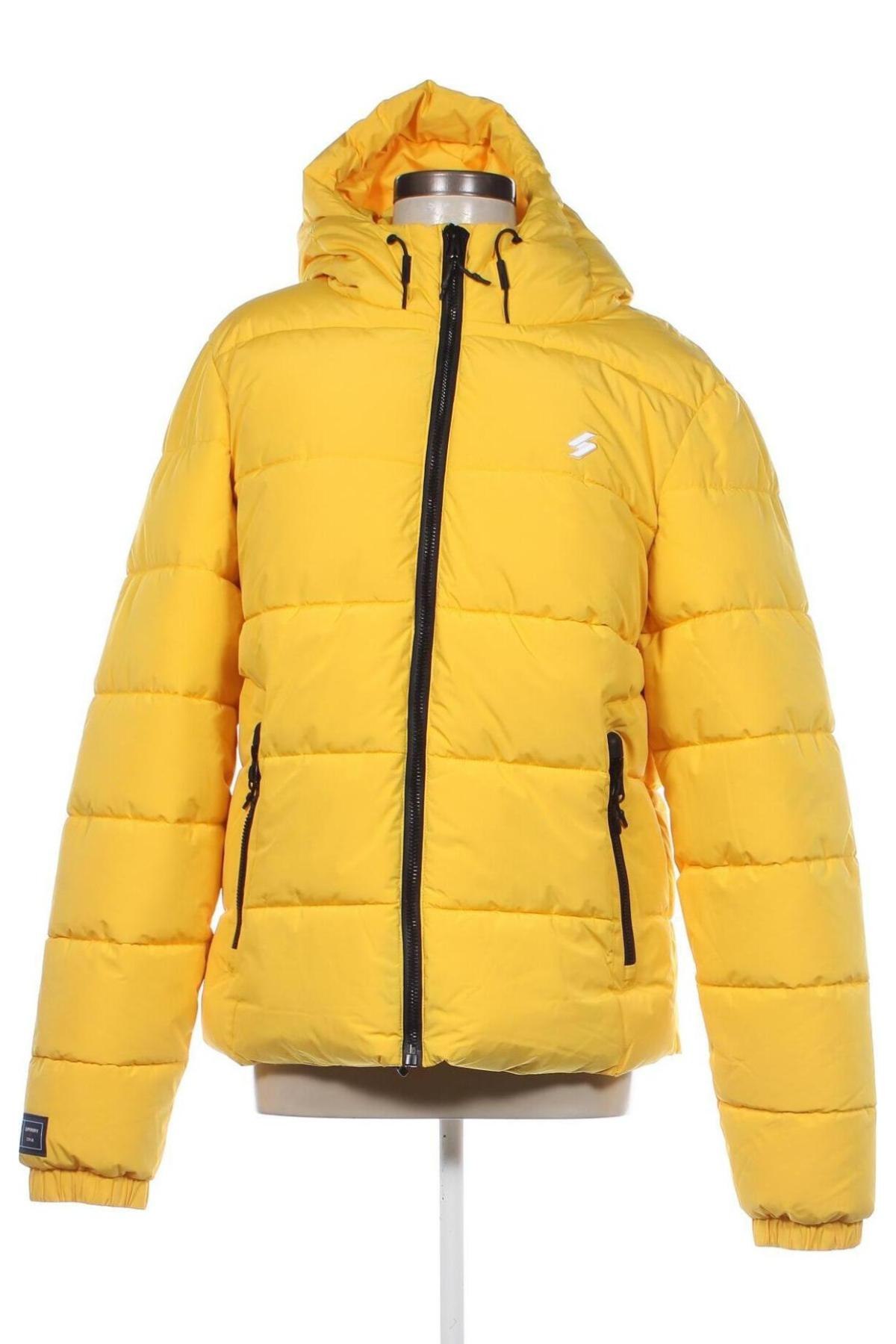 Γυναικείο μπουφάν Superdry, Μέγεθος L, Χρώμα Κίτρινο, Τιμή 109,28 €