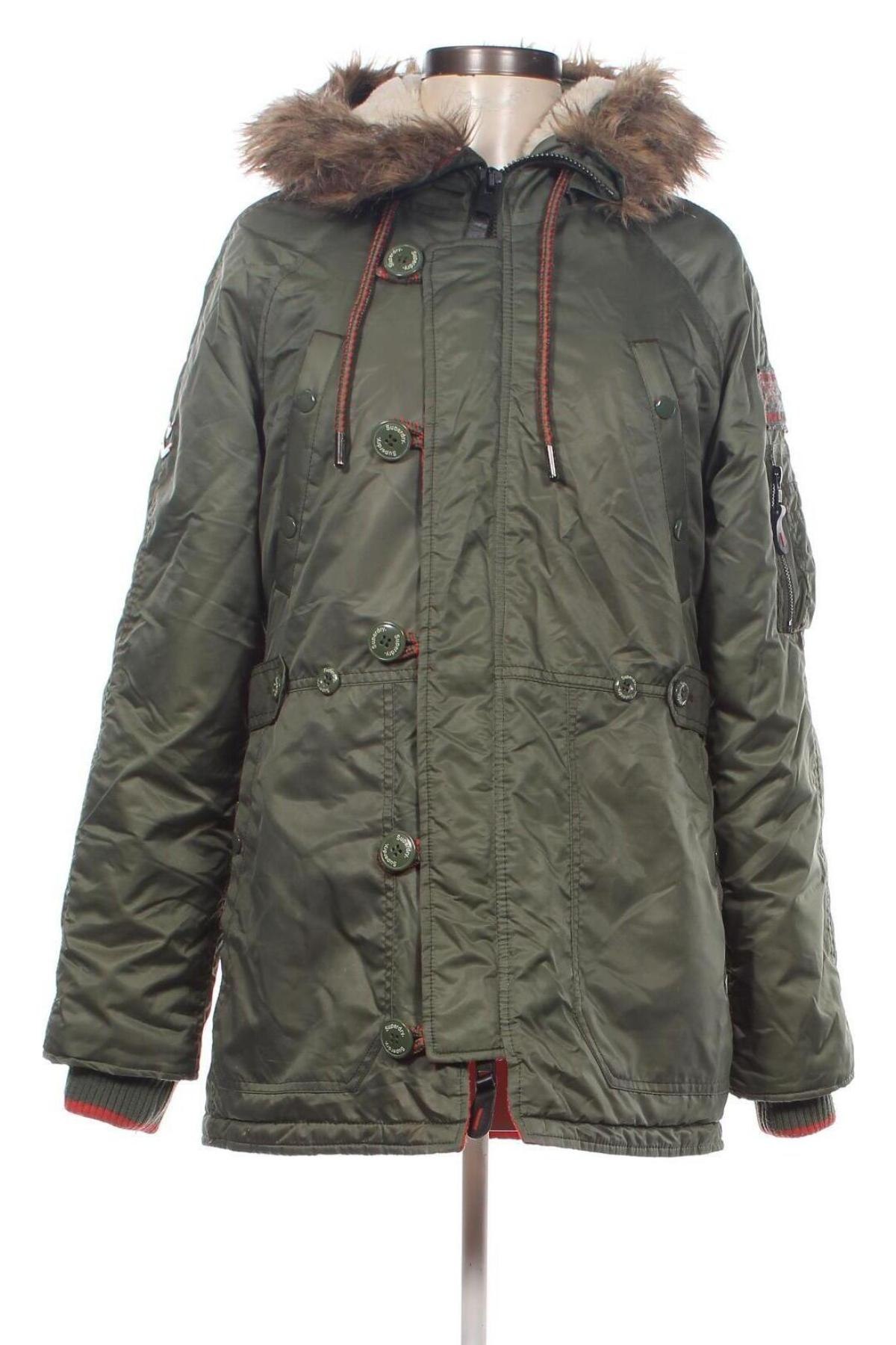 Damenjacke Superdry, Größe S, Farbe Grün, Preis 24,59 €