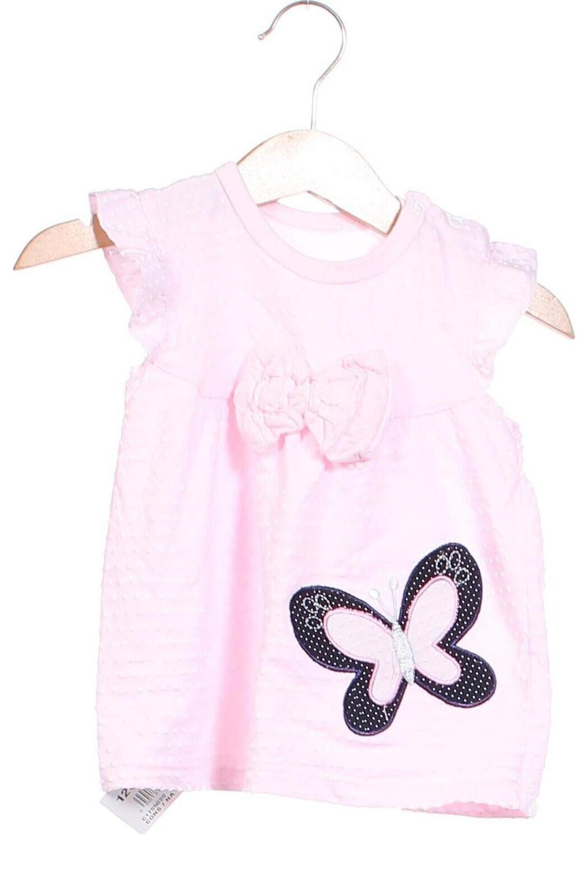 Kinder Shirt, Größe 9-12m/ 74-80 cm, Farbe Rosa, Preis 5,41 €