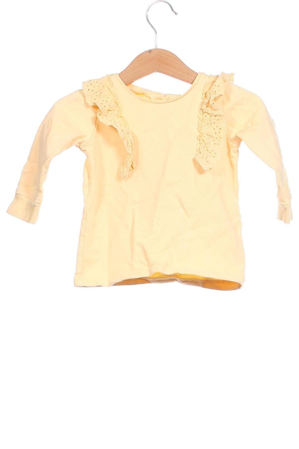 Bluză pentru copii, Mărime 6-9m/ 68-74 cm, Culoare Galben, Preț 30,61 Lei