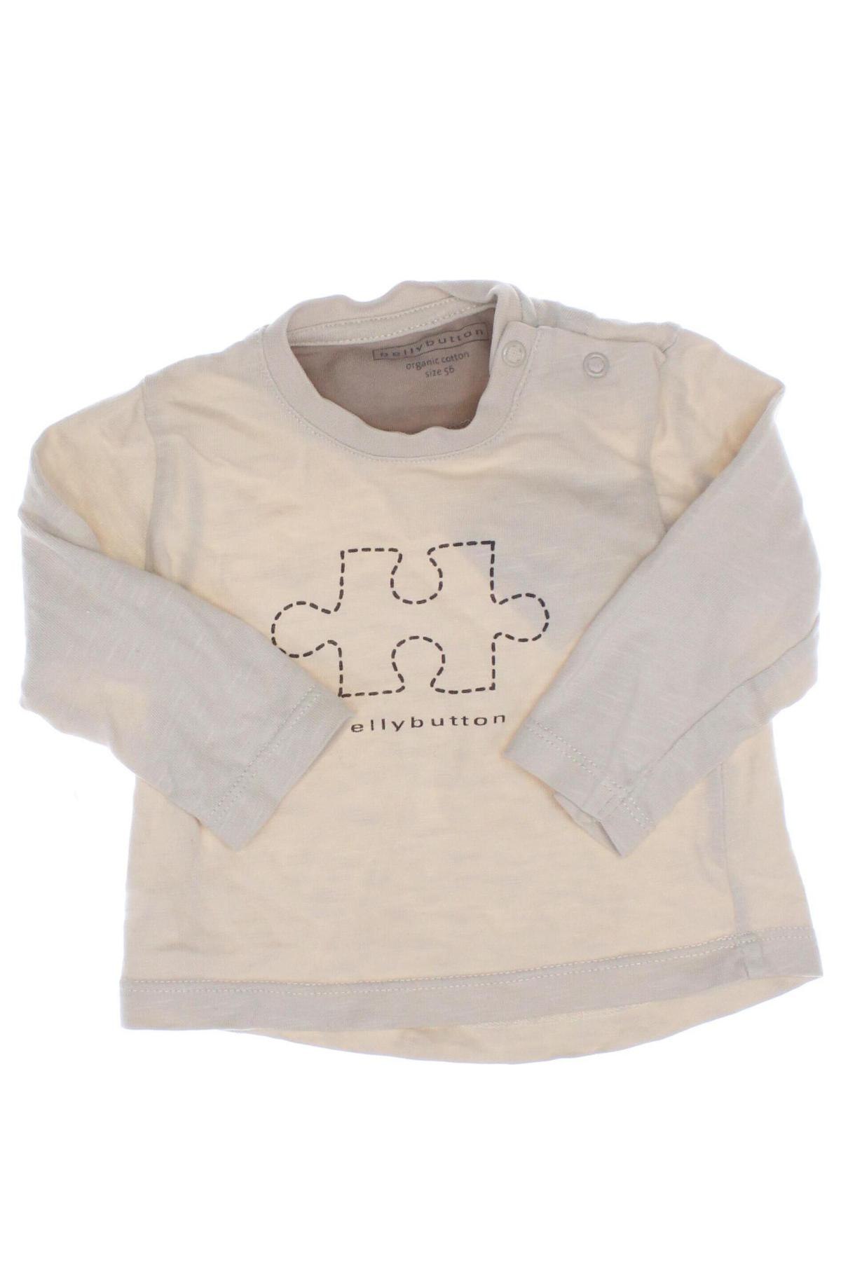 Детска блуза Belly Button, Размер 2-3m/ 56-62 см, Цвят Бежов, Цена 6,10 лв.
