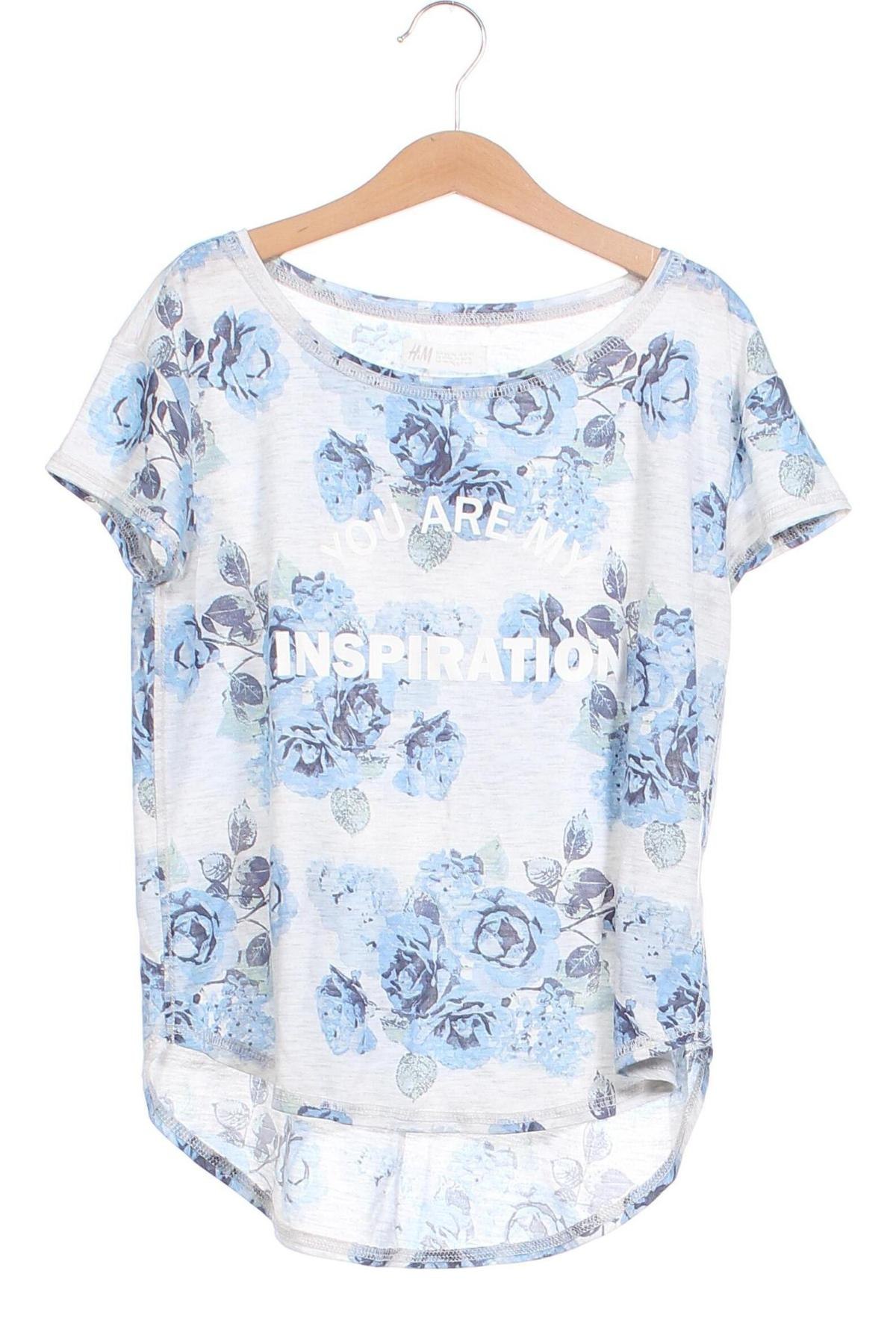 Детска блуза H&M, Размер 10-11y/ 146-152 см, Цвят Сив, Цена 11,76 лв.