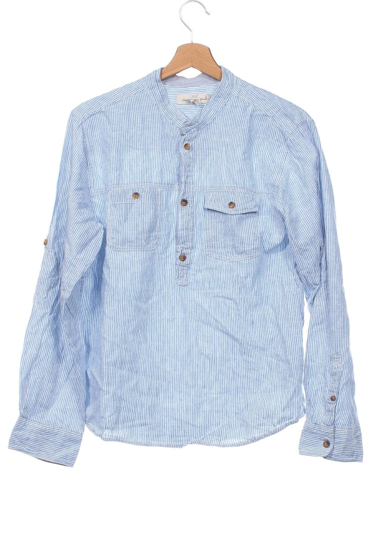 Kinder Shirt H&M L.O.G.G., Größe 15-18y/ 170-176 cm, Farbe Blau, Preis 7,65 €