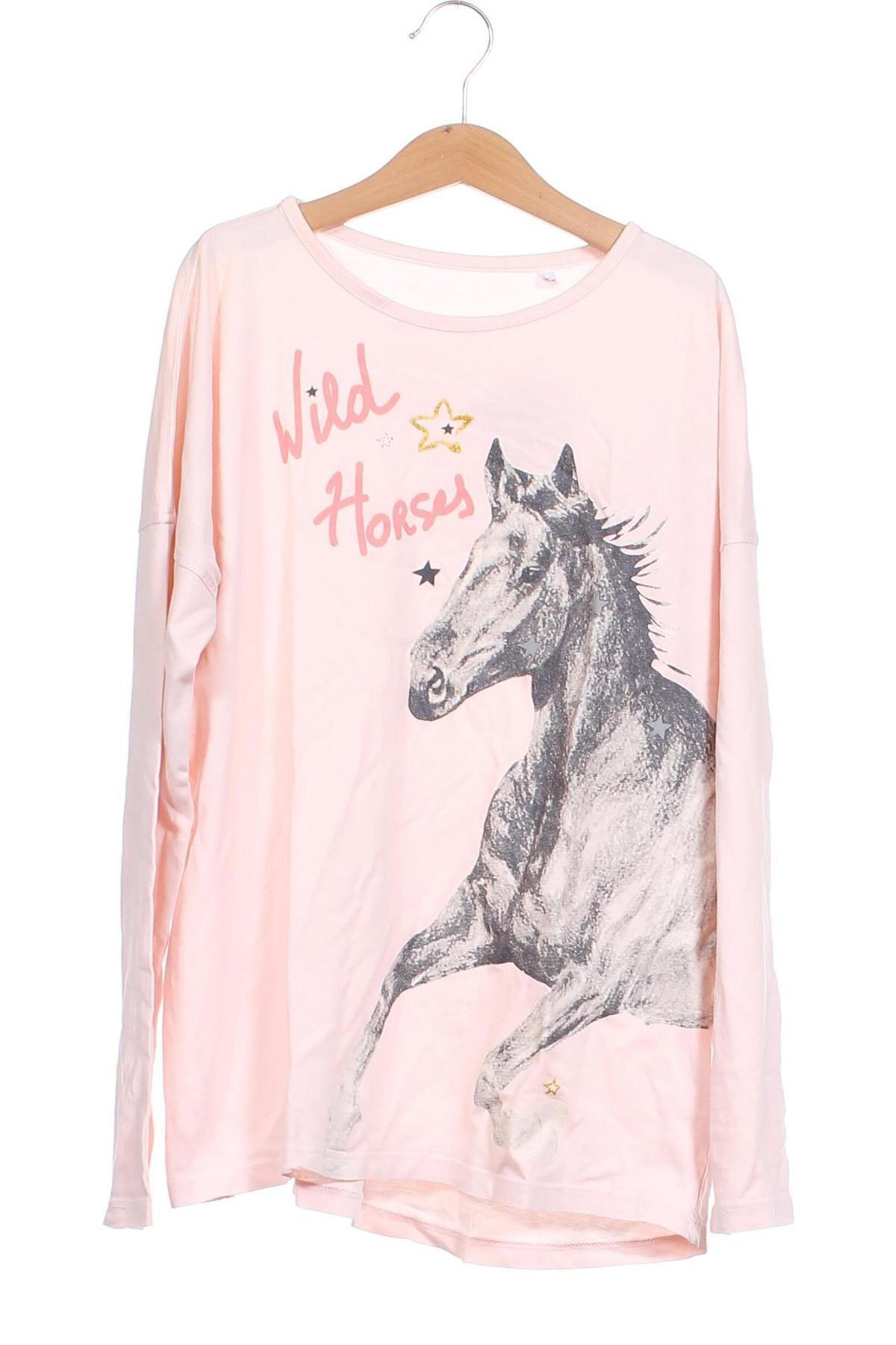 Παιδική μπλούζα Here+There, Μέγεθος 12-13y/ 158-164 εκ., Χρώμα Ρόζ , Τιμή 2,22 €