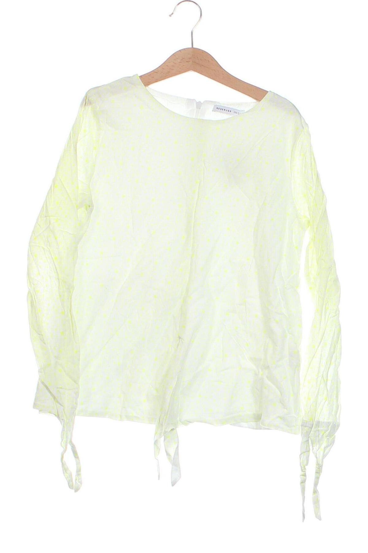 Bluză pentru copii Reserved, Mărime 11-12y/ 152-158 cm, Culoare Verde, Preț 16,64 Lei