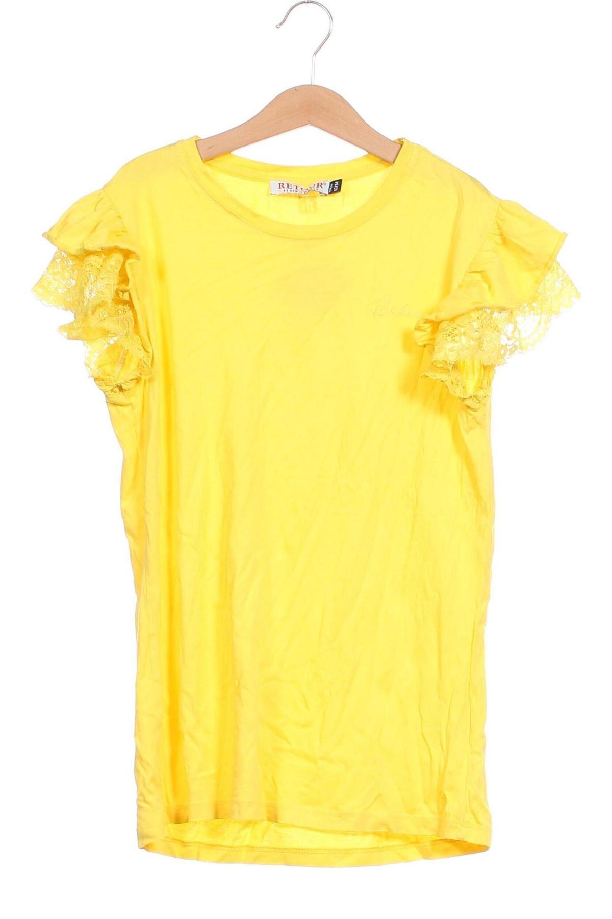 Детска блуза Retour Jeans, Размер 13-14y/ 164-168 см, Цвят Жълт, Цена 21,51 лв.