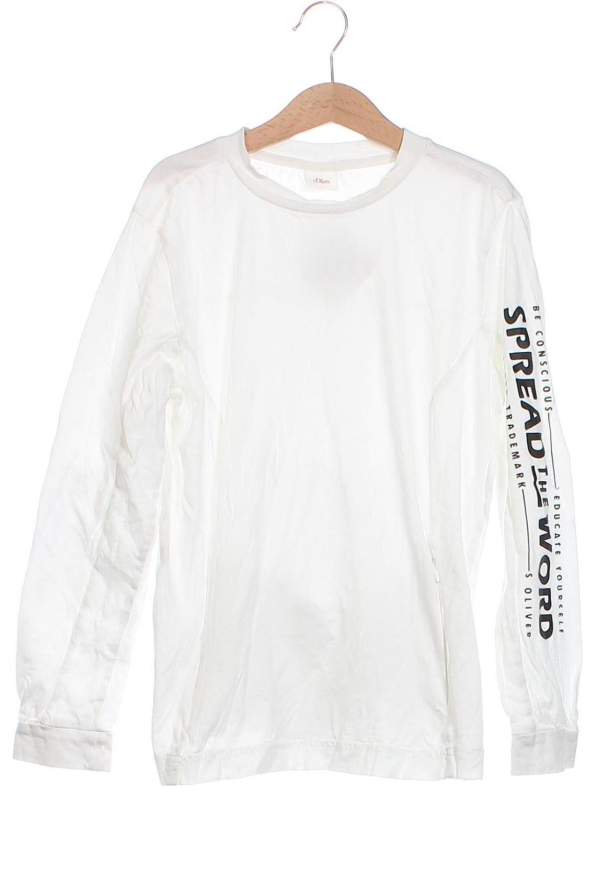 Παιδική μπλούζα S.Oliver, Μέγεθος 8-9y/ 134-140 εκ., Χρώμα Λευκό, Τιμή 13,61 €