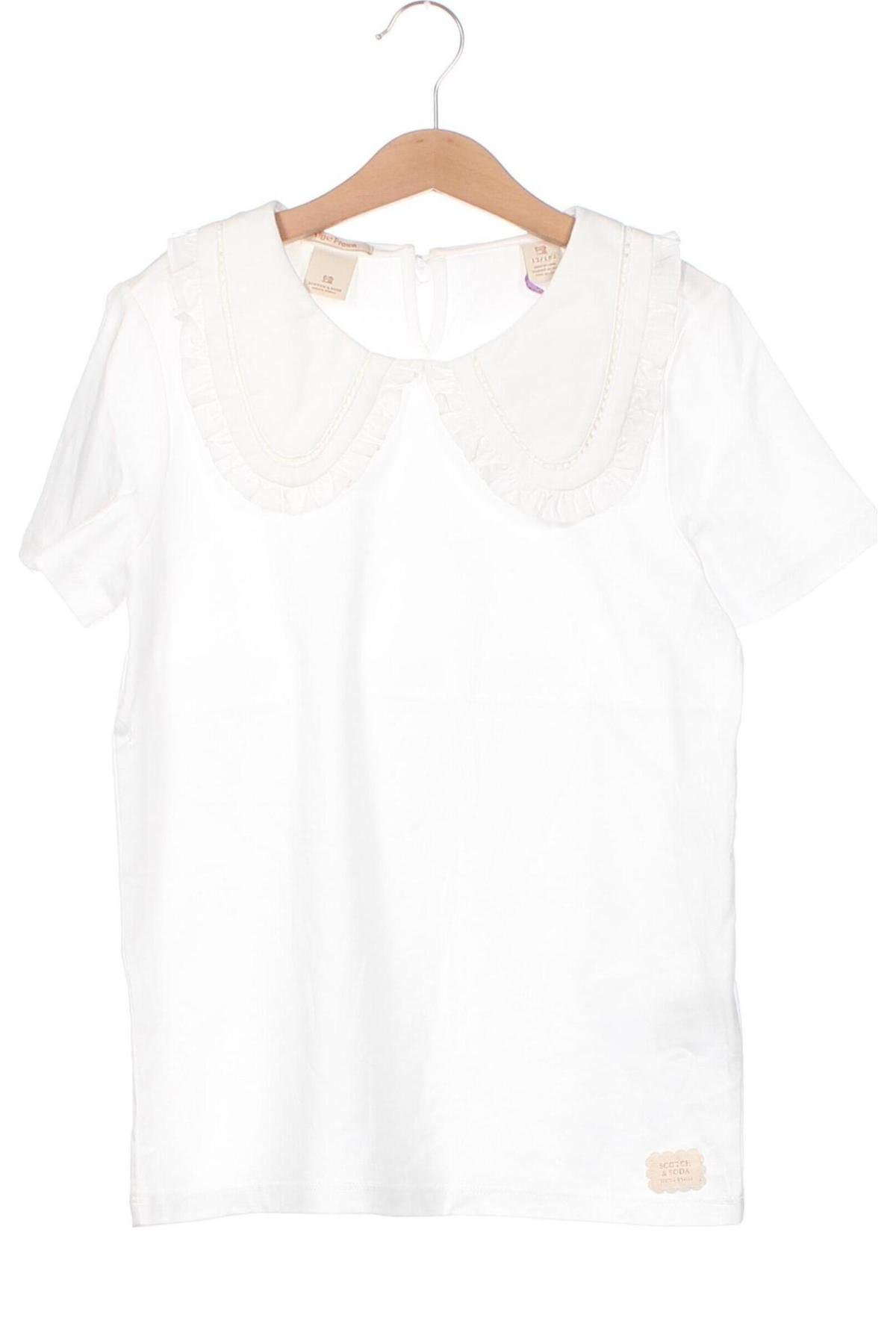 Детска блуза Scotch R'belle, Размер 10-11y/ 146-152 см, Цвят Бял, Цена 28,00 лв.