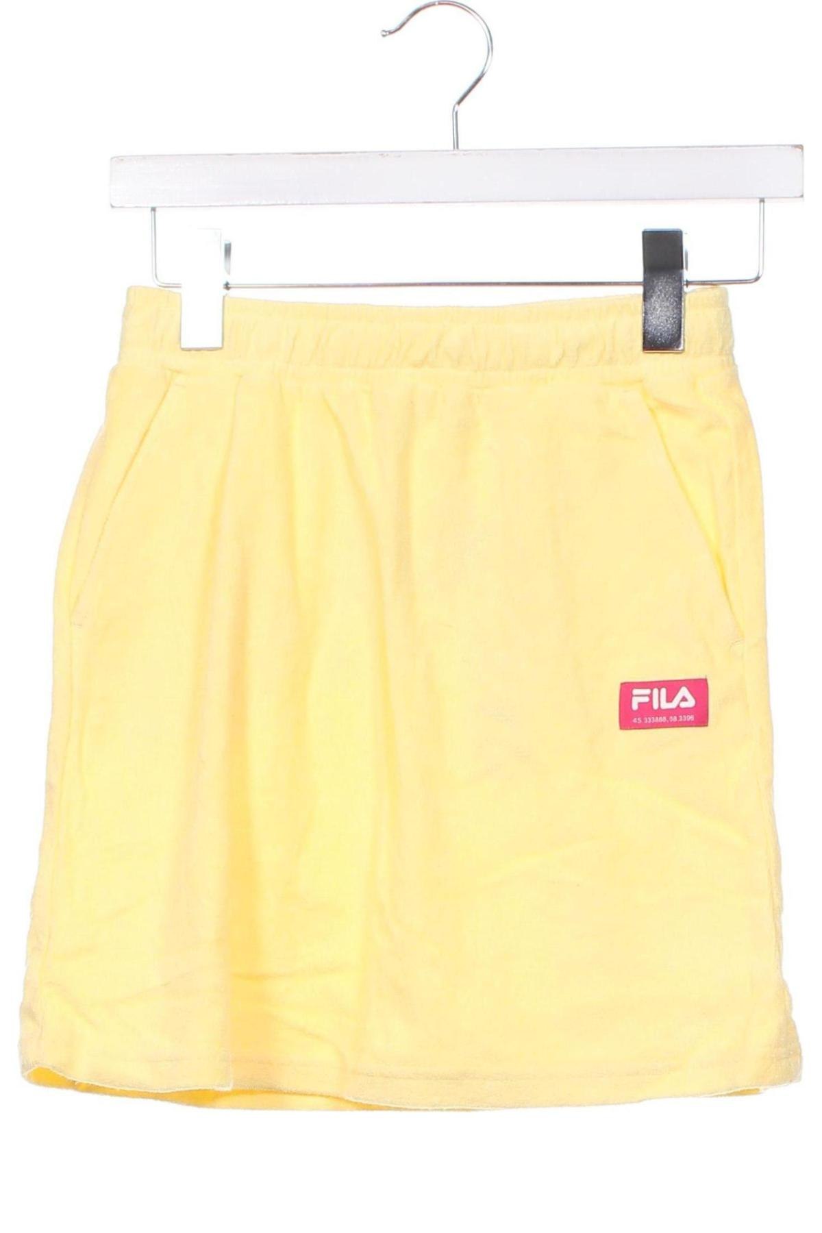 Παιδική φούστα FILA, Μέγεθος 10-11y/ 146-152 εκ., Χρώμα Κίτρινο, Τιμή 9,73 €