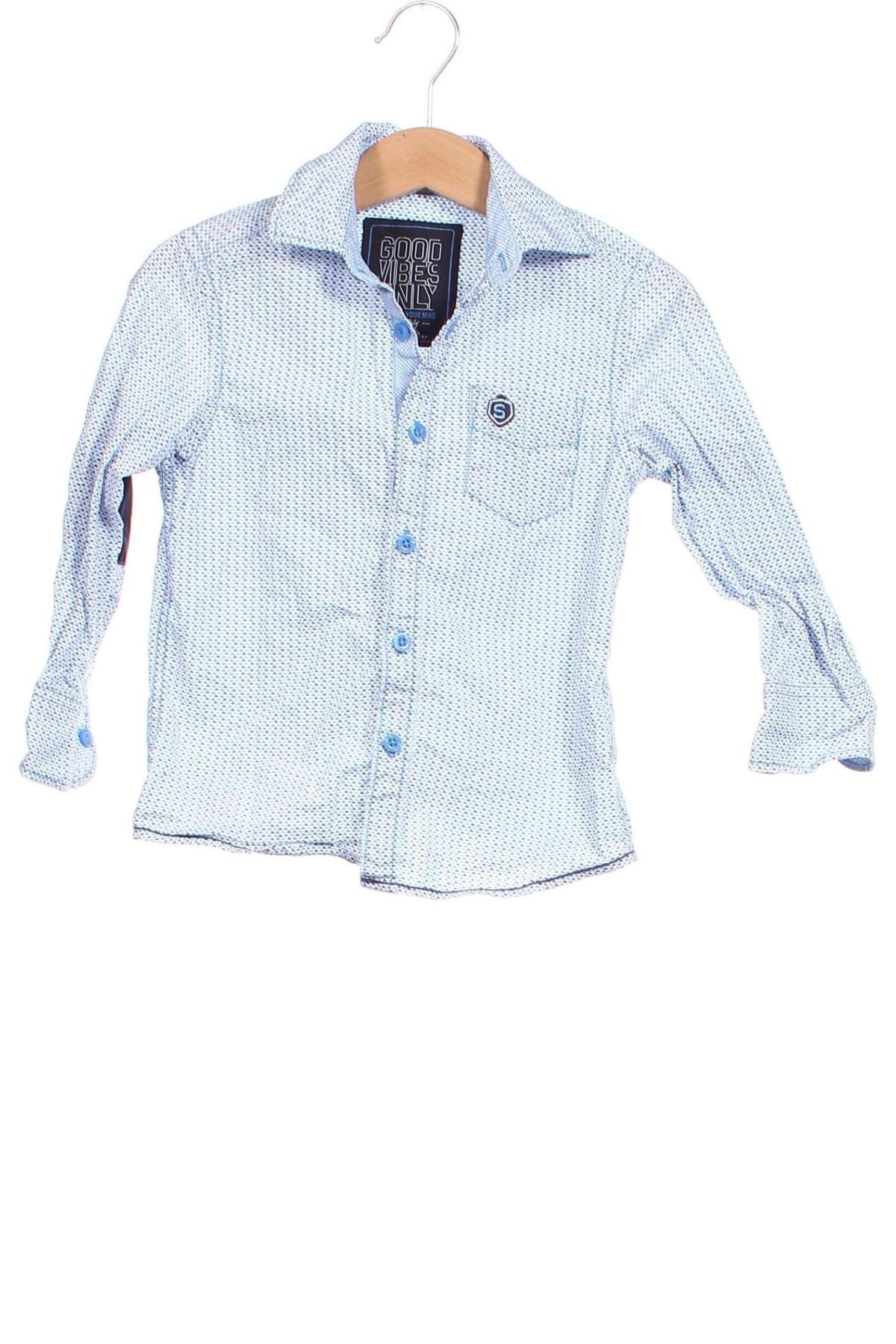 Παιδικό πουκάμισο, Μέγεθος 18-24m/ 86-98 εκ., Χρώμα Μπλέ, Τιμή 5,99 €