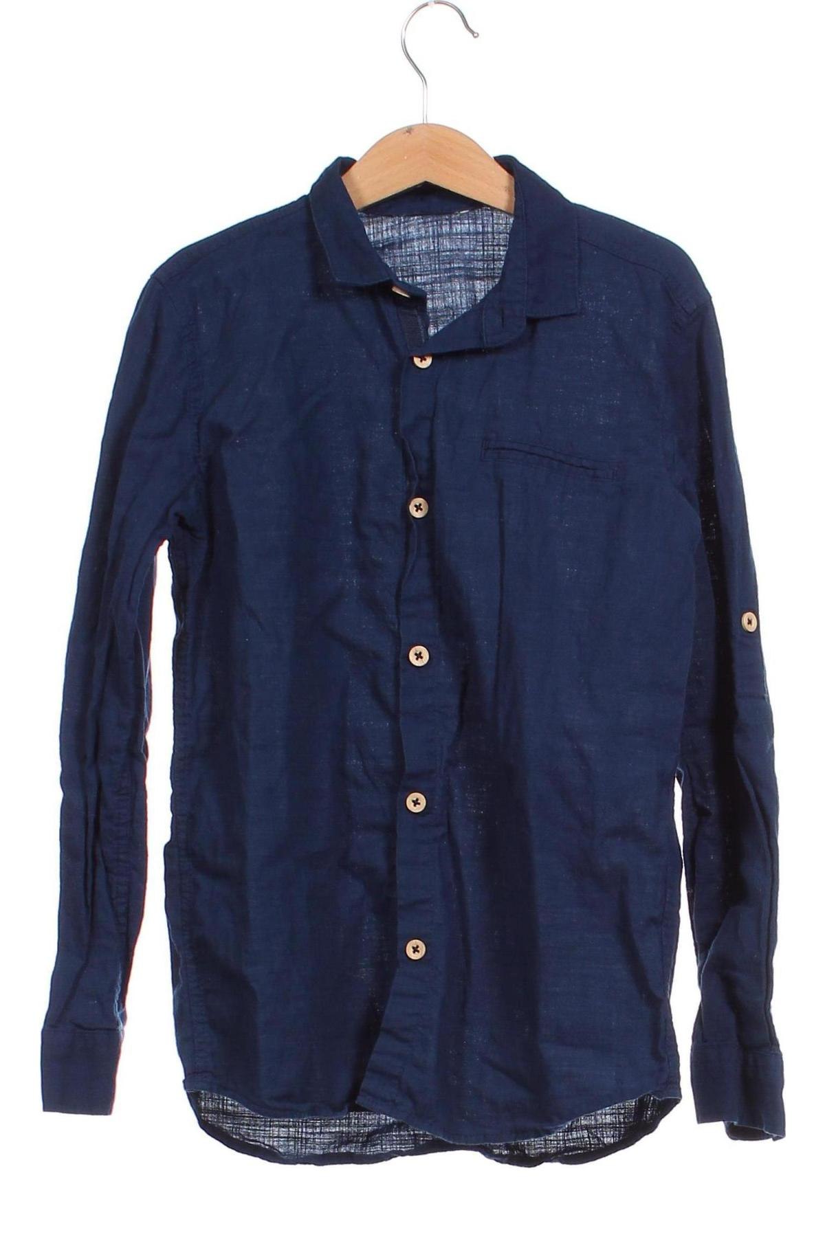 Παιδικό πουκάμισο, Μέγεθος 7-8y/ 128-134 εκ., Χρώμα Μπλέ, Τιμή 2,27 €