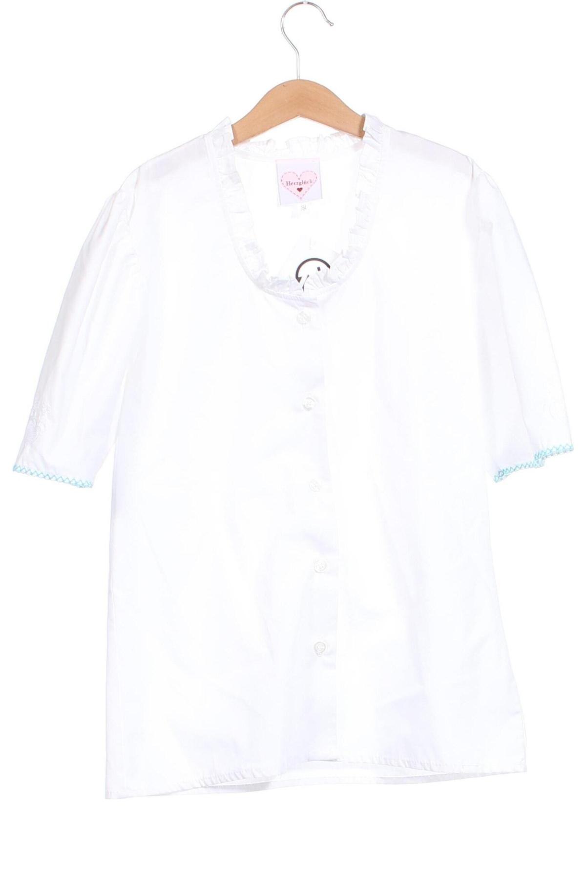 Kinderhemd, Größe 12-13y/ 158-164 cm, Farbe Weiß, Preis € 2,22