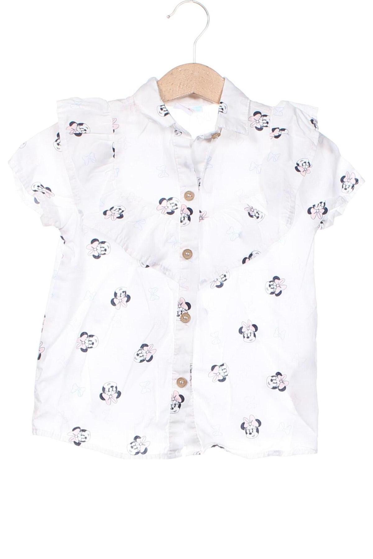 Παιδικό πουκάμισο Disney, Μέγεθος 18-24m/ 86-98 εκ., Χρώμα Λευκό, Τιμή 6,02 €