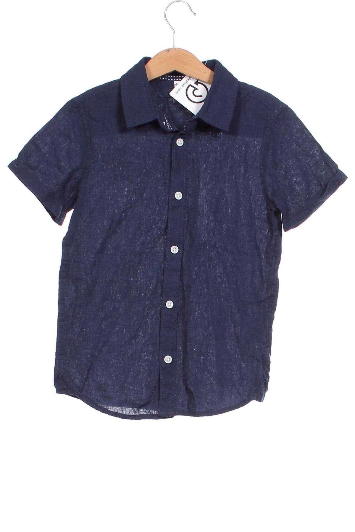 Παιδικό πουκάμισο Dopo Dopo, Μέγεθος 6-7y/ 122-128 εκ., Χρώμα Μπλέ, Τιμή 6,00 €