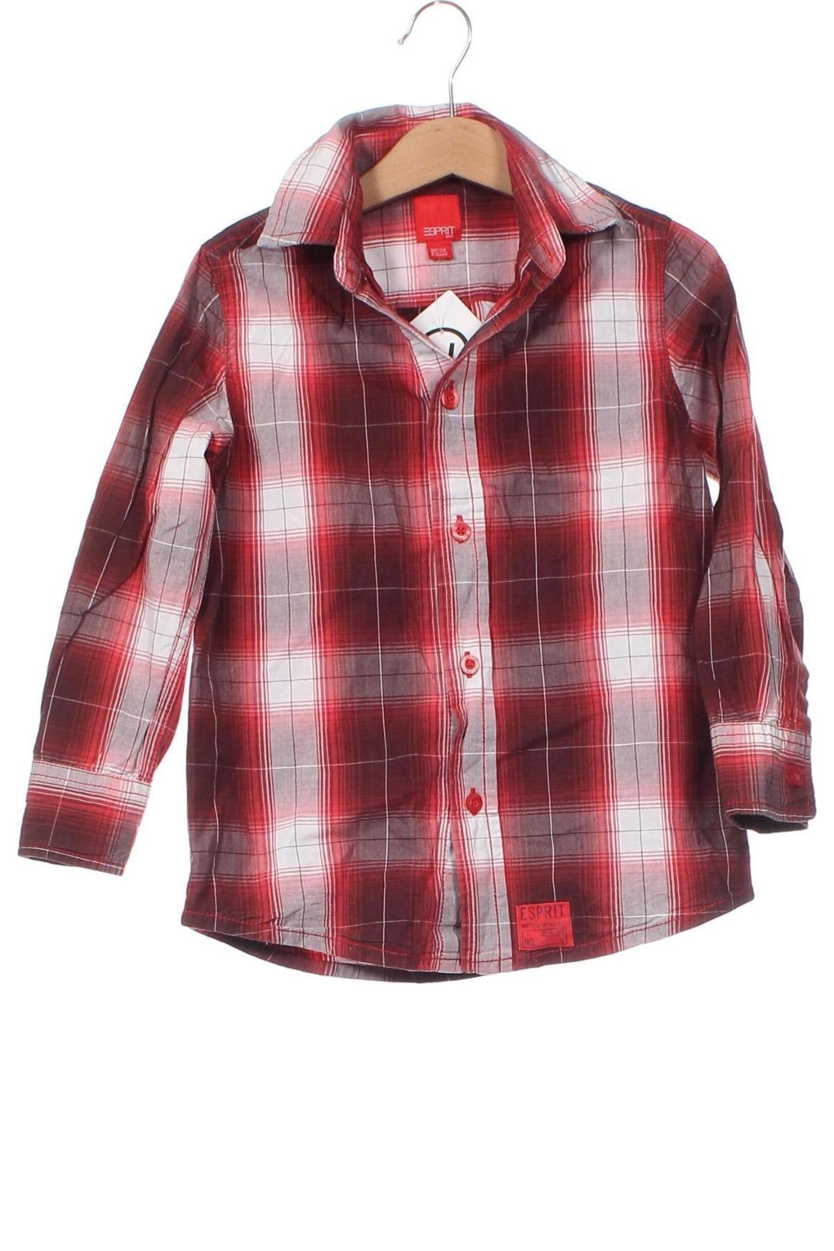 Dětská košile  Esprit, Velikost 3-4y/ 104-110 cm, Barva Červená, Cena  88,00 Kč