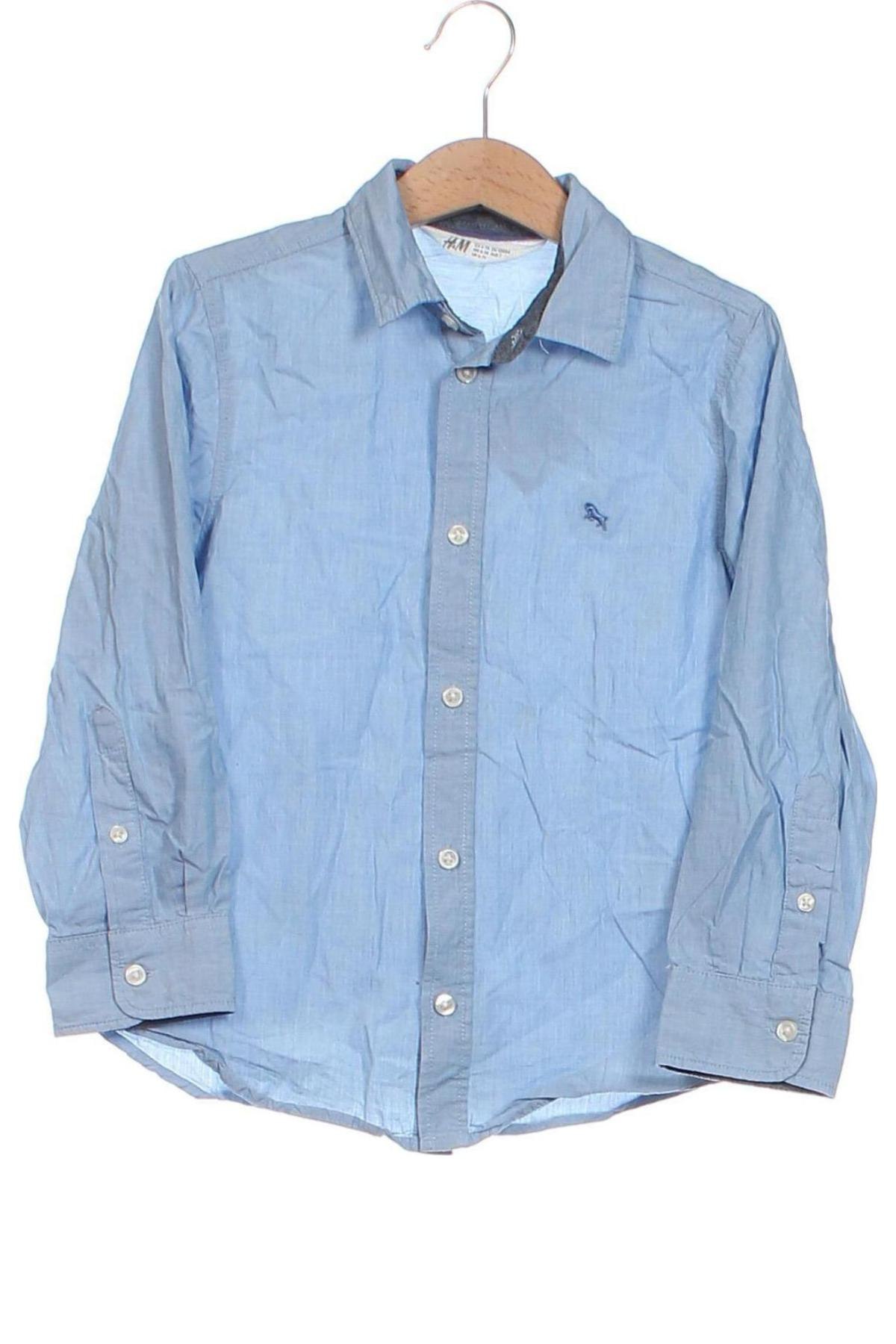 Dětská košile  H&M, Velikost 6-7y/ 122-128 cm, Barva Modrá, Cena  175,00 Kč