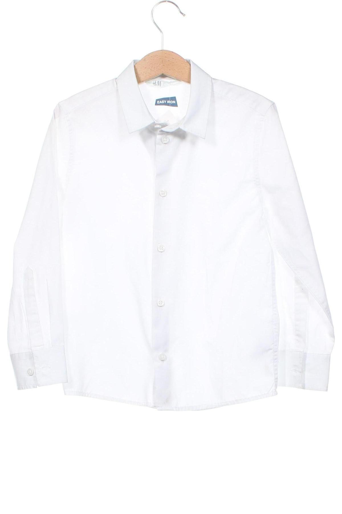 Dětská košile  H&M, Velikost 6-7y/ 122-128 cm, Barva Bílá, Cena  198,00 Kč