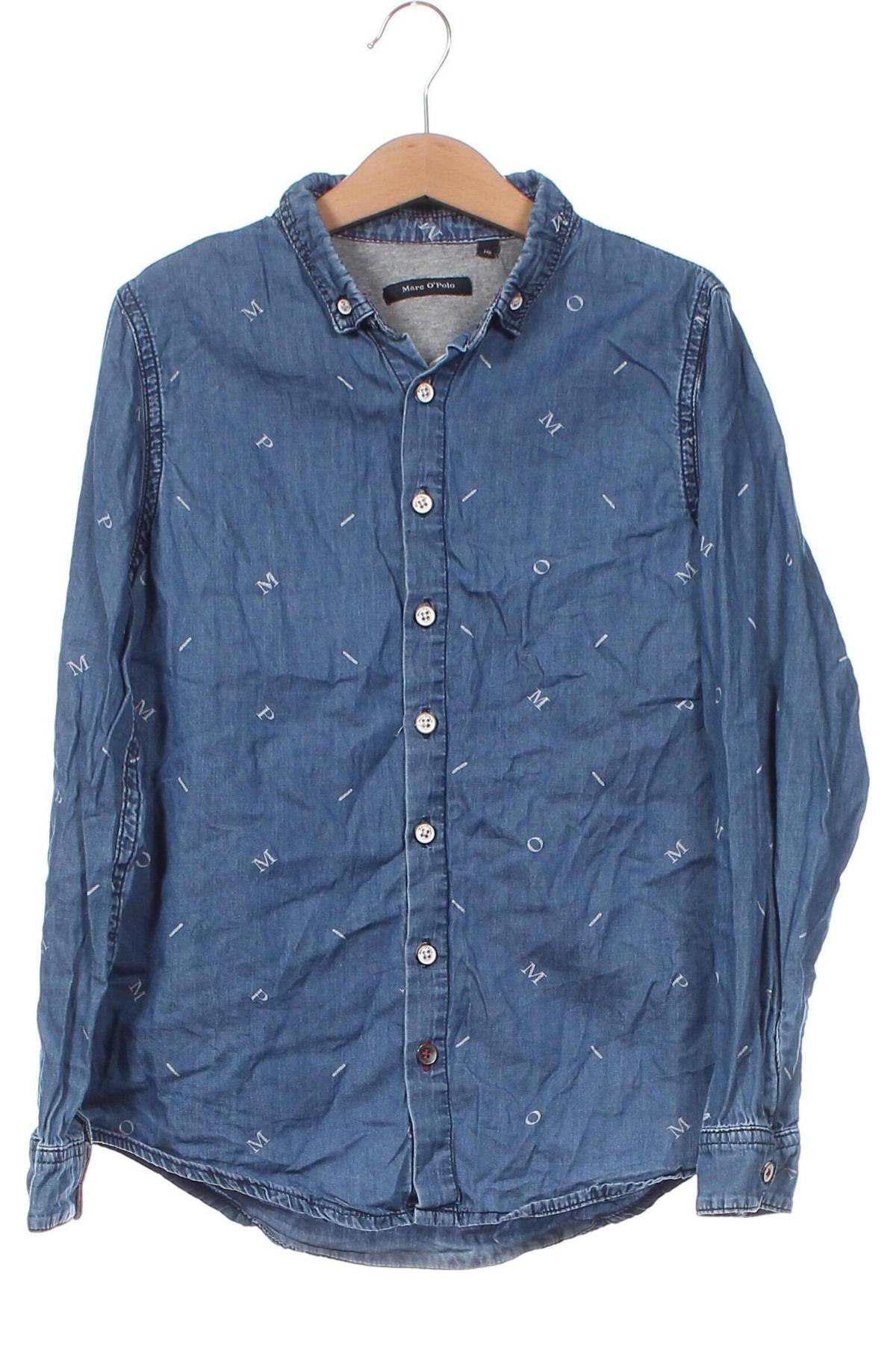 Kinderhemd Marc O'Polo, Größe 8-9y/ 134-140 cm, Farbe Blau, Preis 14,09 €